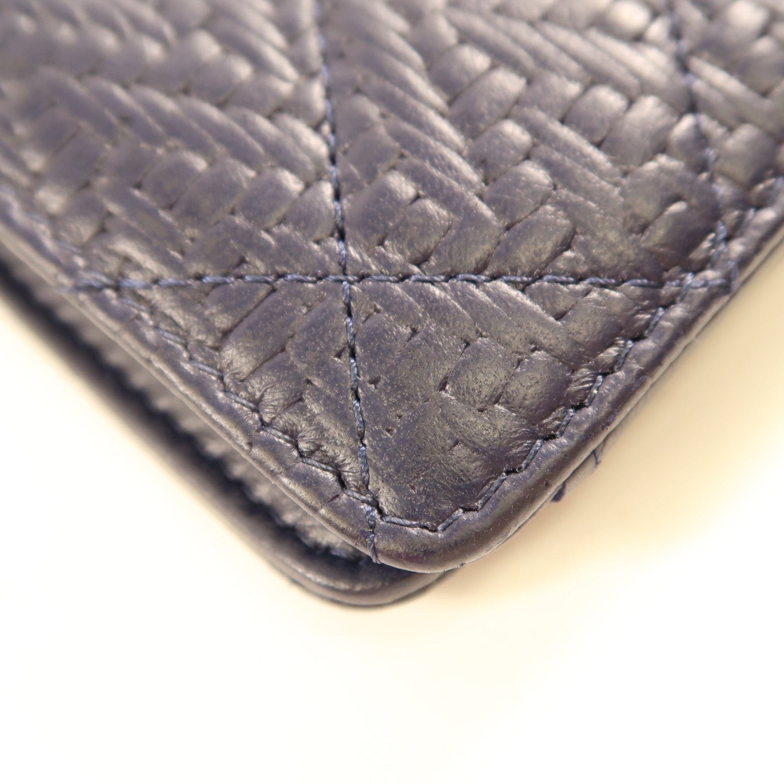 CHANEL 【激減優惠】羊皮皮革Long Wallet銀扣長錢包