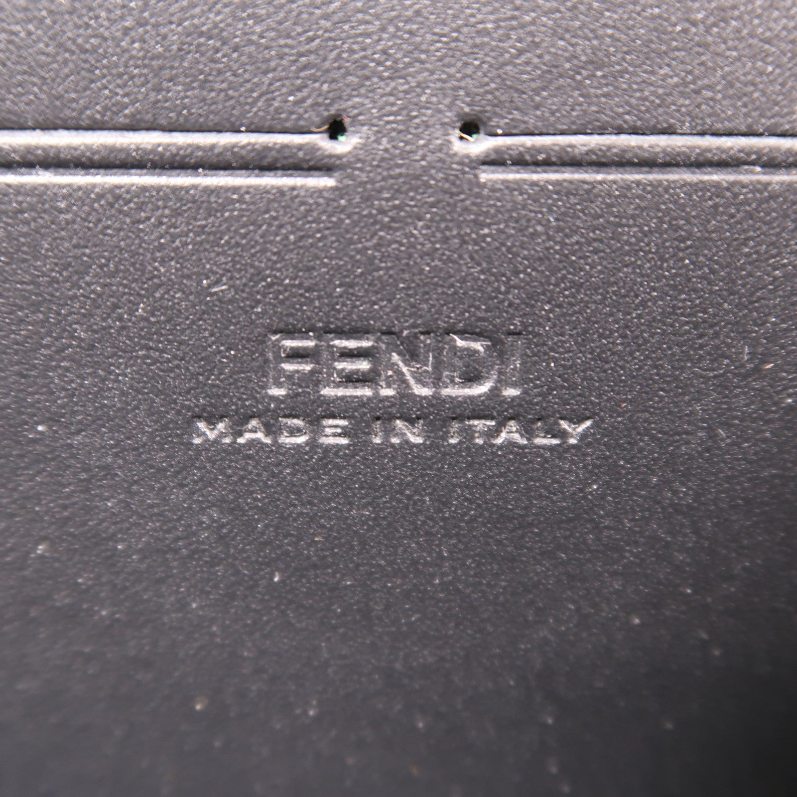 FENDI 牛皮皮革Baguette Soft Trunk銀扣手挽肩背兩用袋