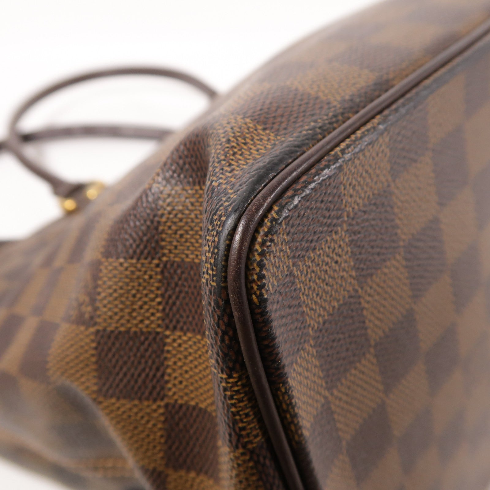 LOUIS VUITTON LV GHW Saleya MM Shoulder Tote Bag N51182 Damier Brown