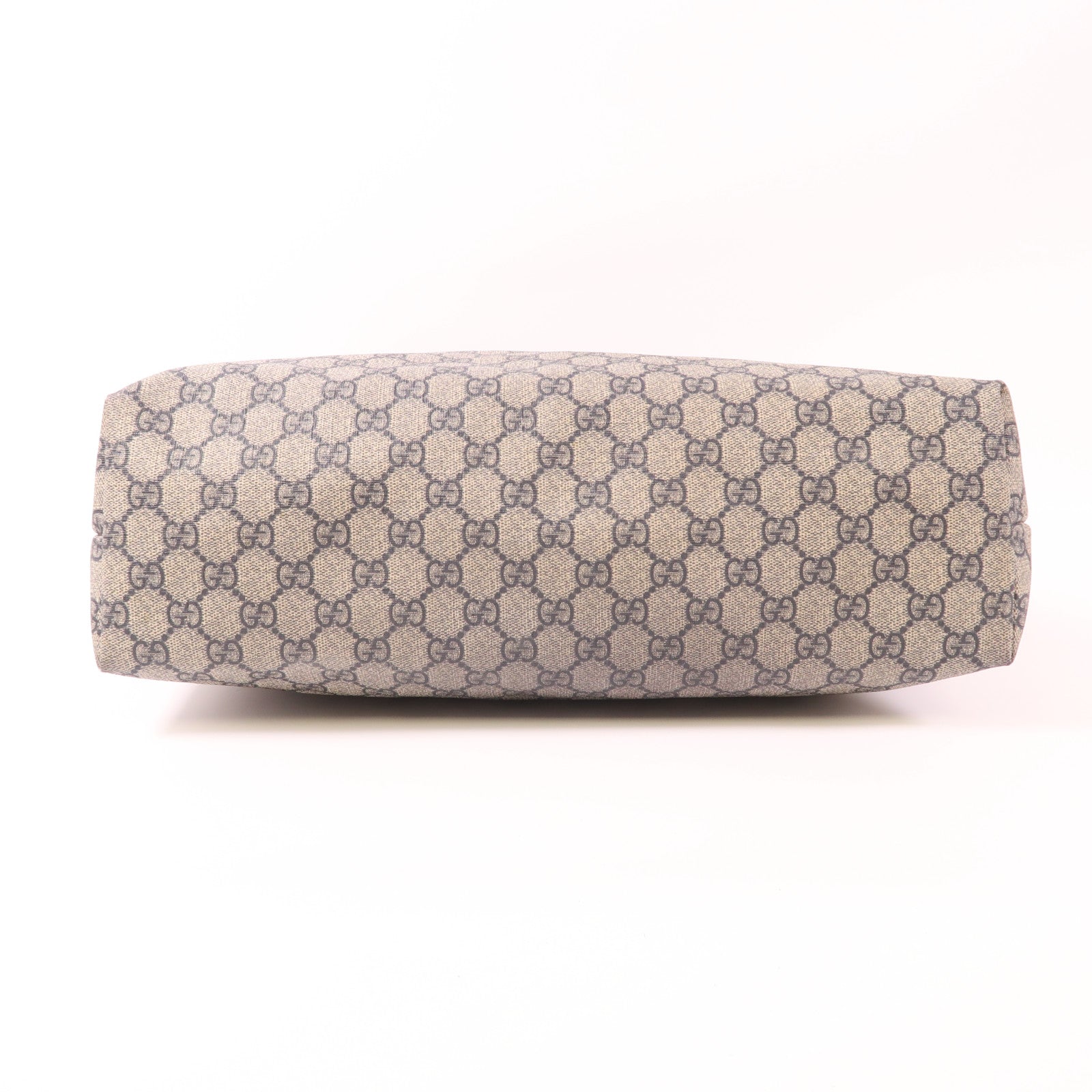 GUCCI 塗層帆布Shoulder Tote銀扣肩背袋/手挽袋