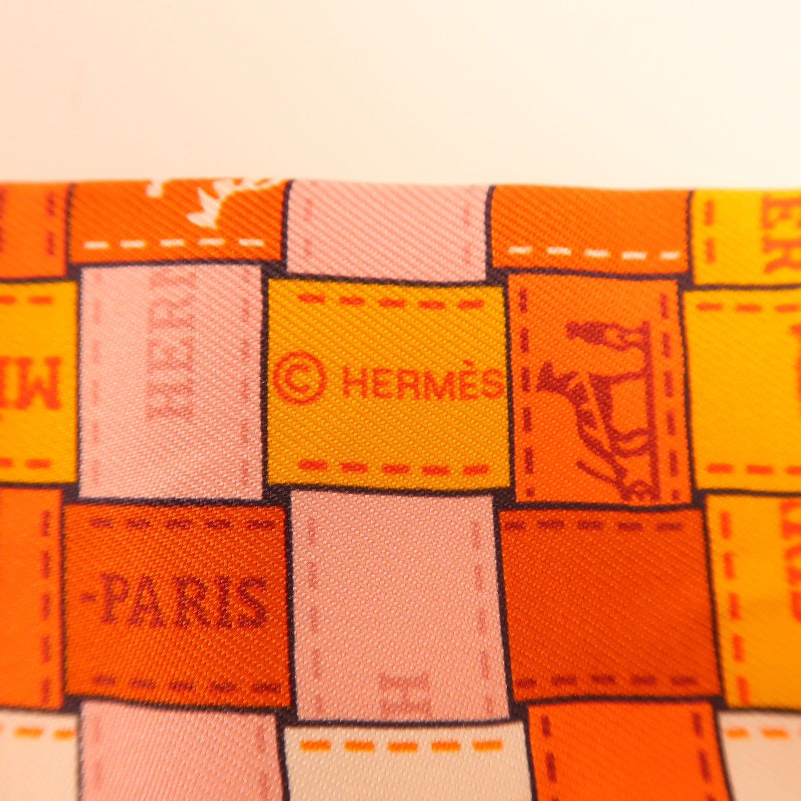 HERMES 絲質Twilly絲巾