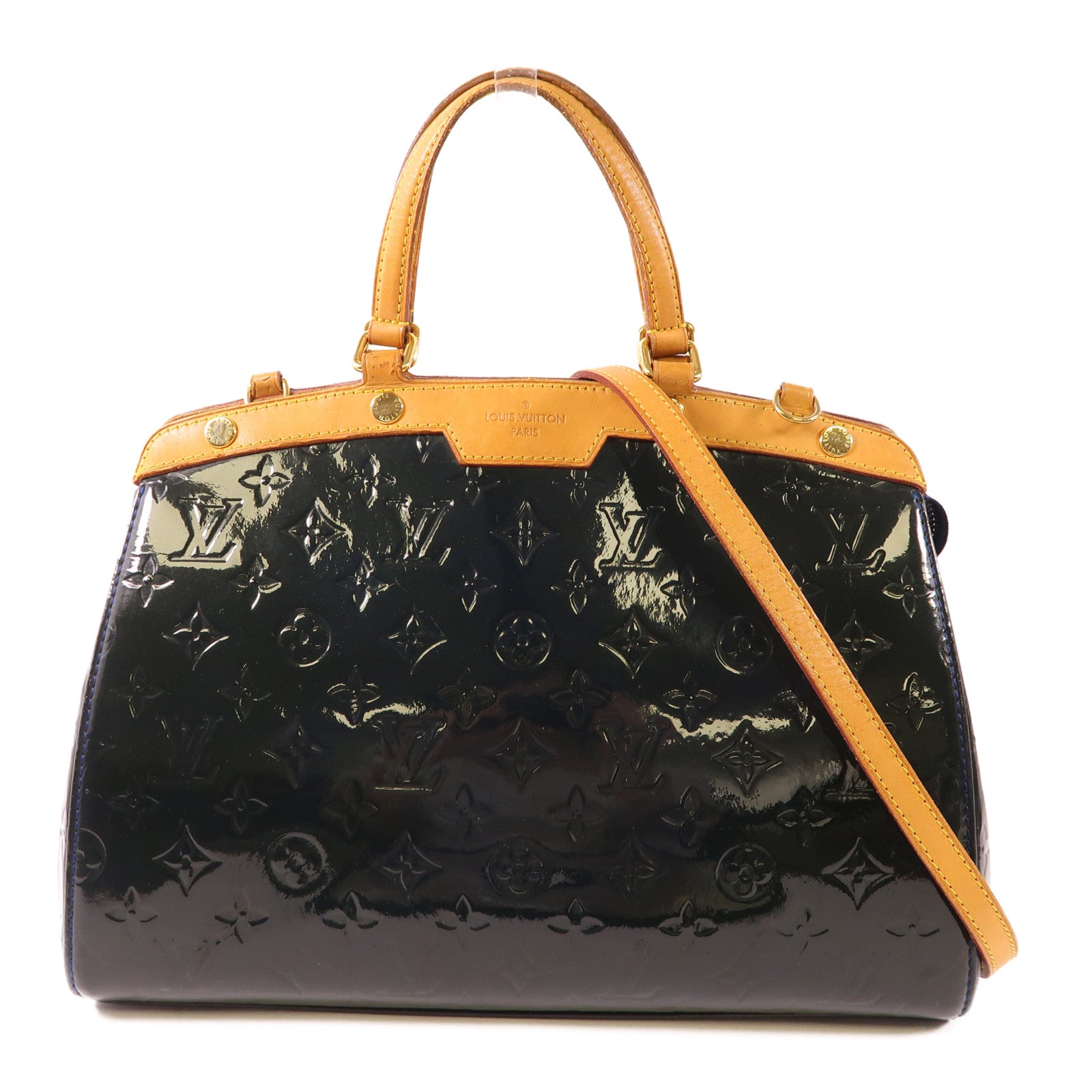 LOUIS VUITTON Vernis Blair MM金扣手挽肩背兩用袋