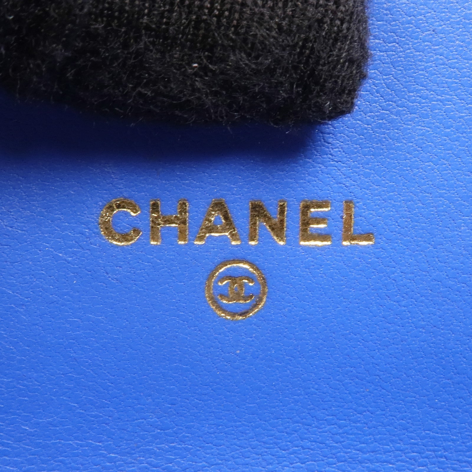 CHANEL 羊皮皮革Boy Long Wallet金扣長錢包