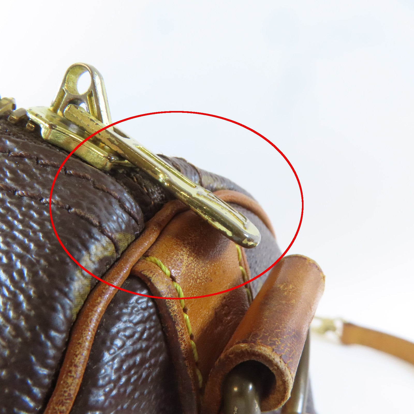 LOUIS VUITTON Monogram Keepall 45 Bandouliere金扣波士頓包啡色
