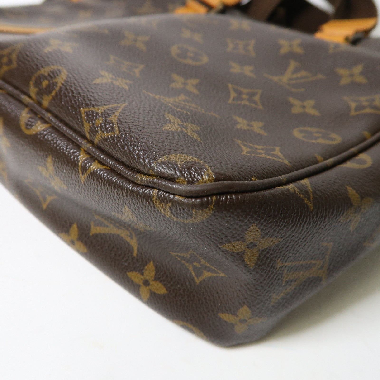 LOUIS VUITTON Monogram Sac Bosphore金扣手挽肩背兩用袋啡色