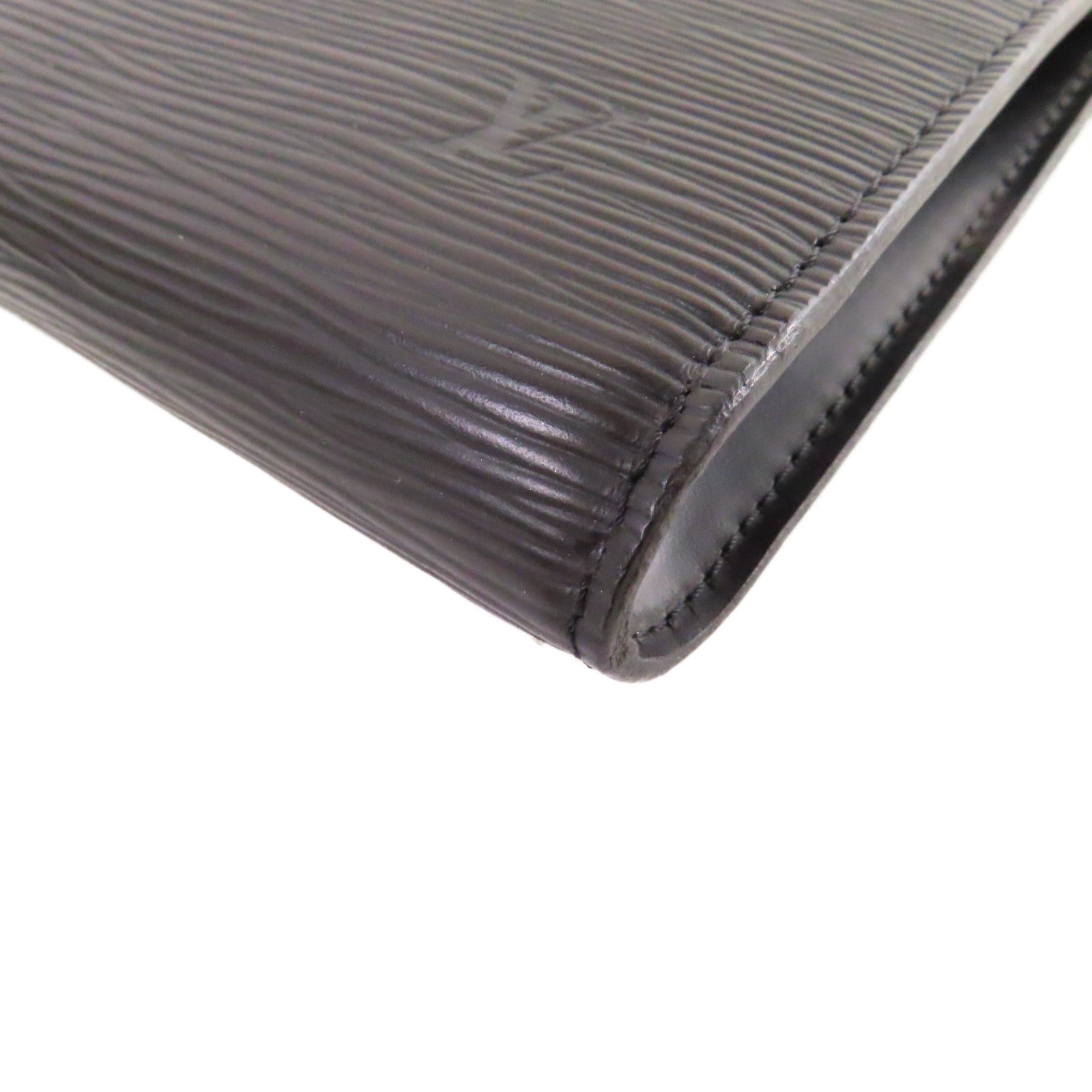 LOUIS VUITTON 【激減優惠】Epi Pochette Accessoires Pouch Handbag金扣手挽袋黑色