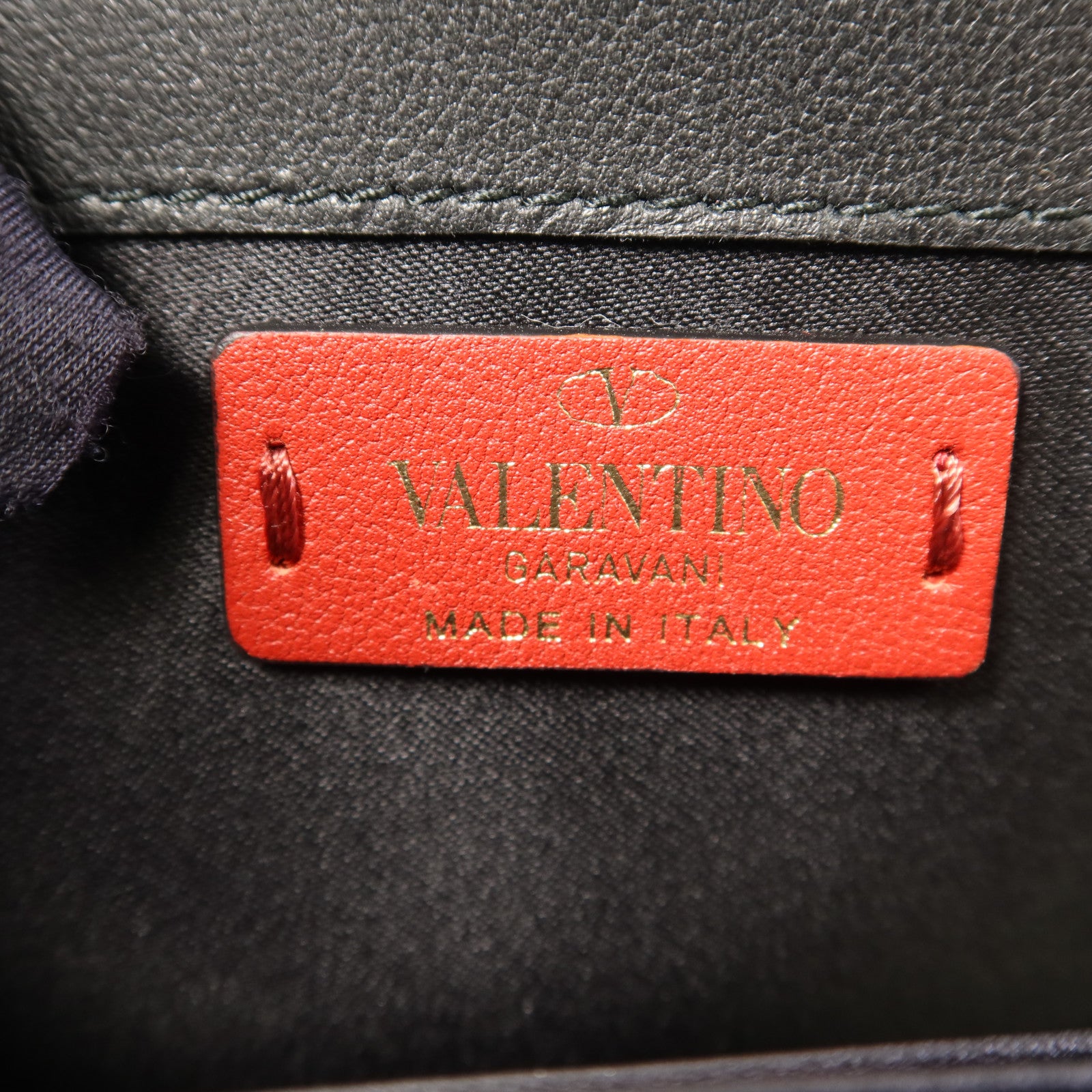 Valentino 【激減優惠】牛皮皮革Chain Shoulder Bag金扣鏈帶肩背袋