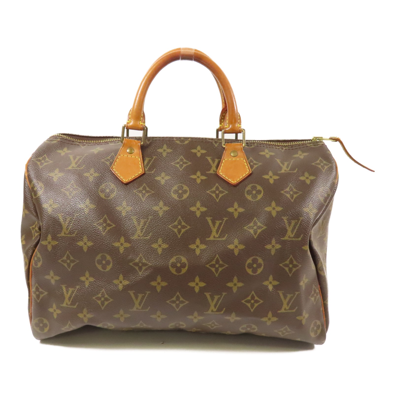 LOUIS VUITTON Monogram Speedy 30金扣手挽袋