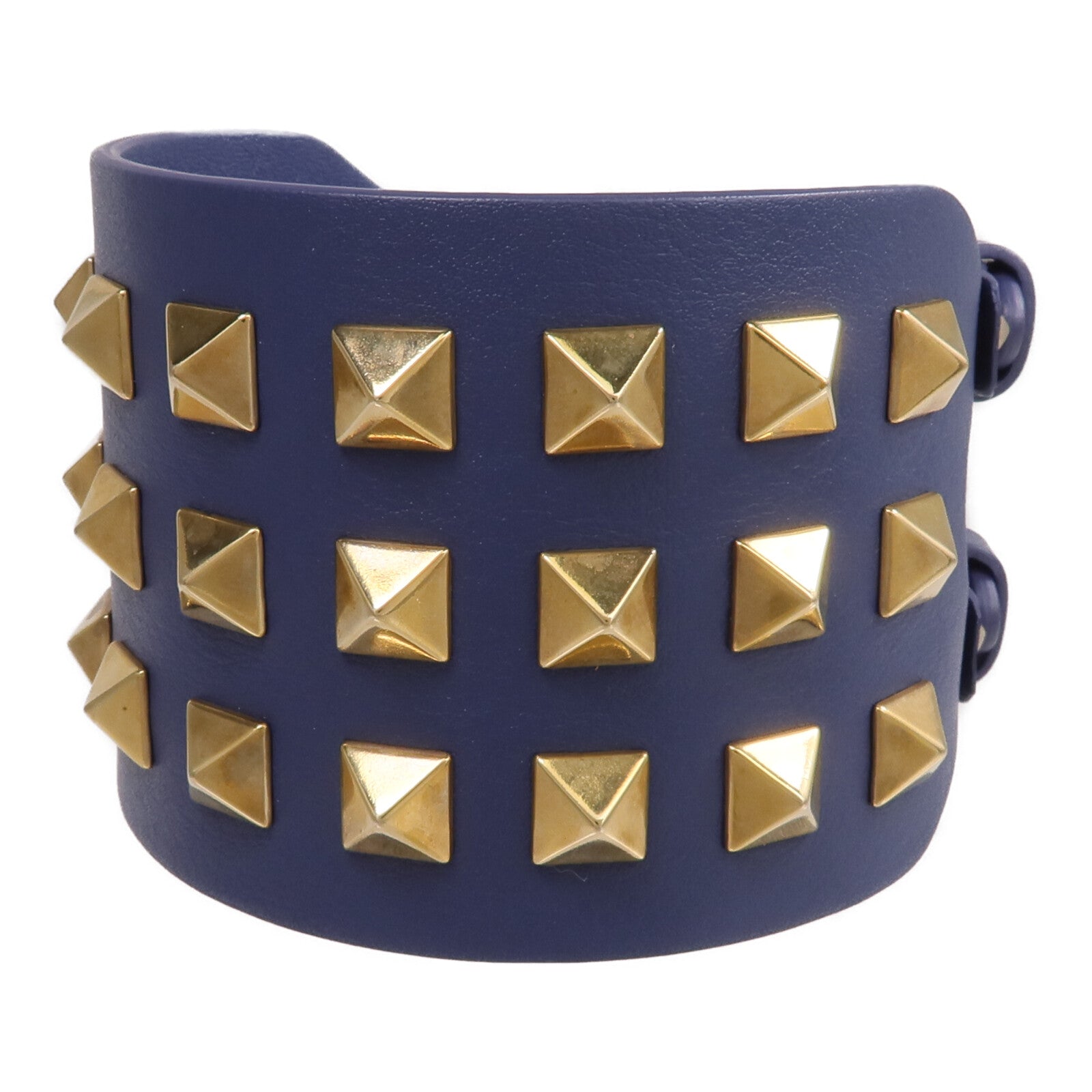 Valentino 牛皮皮革Bracelet金扣手帶