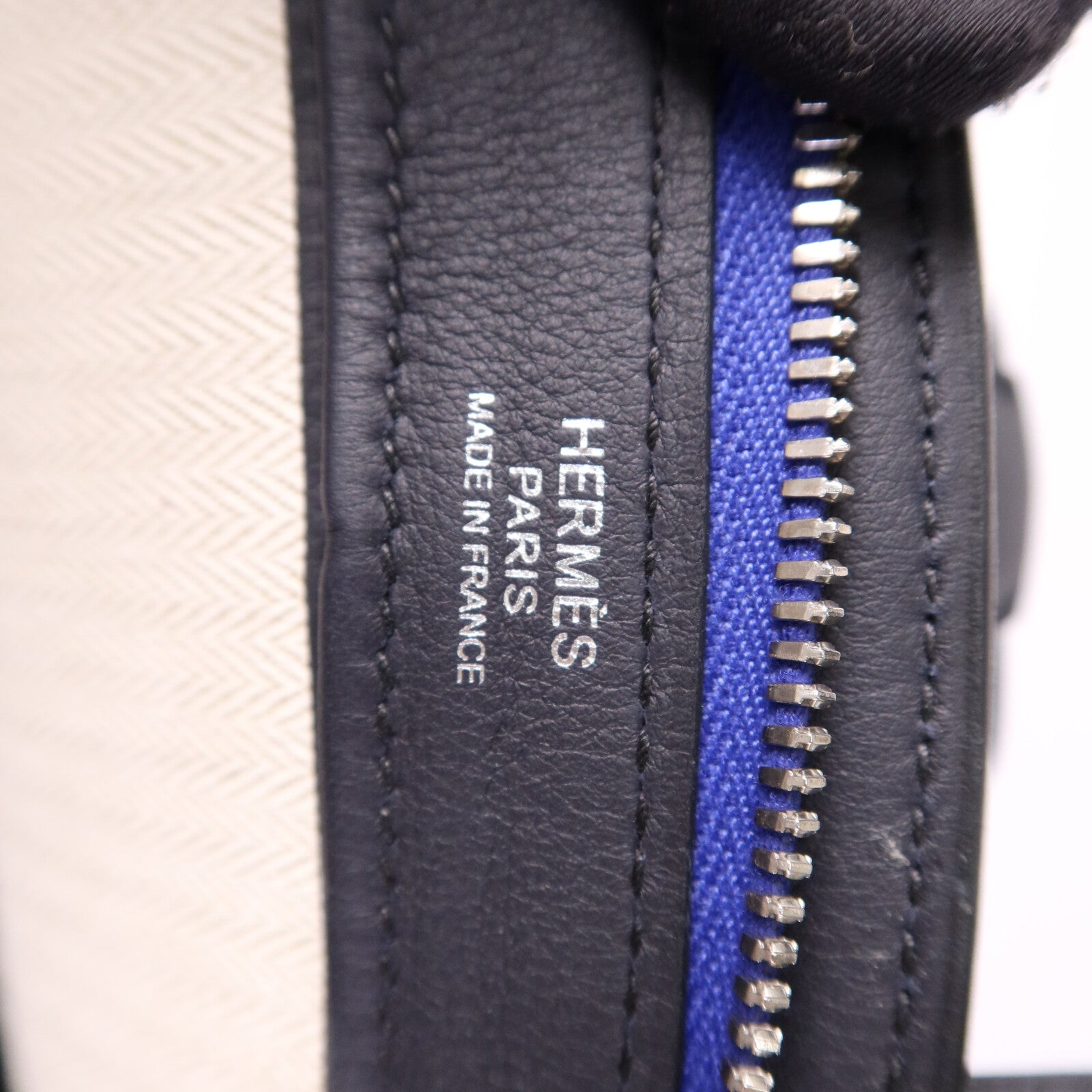 HERMES Swift皮革City Backpack 27銀扣背包Blue Nuit