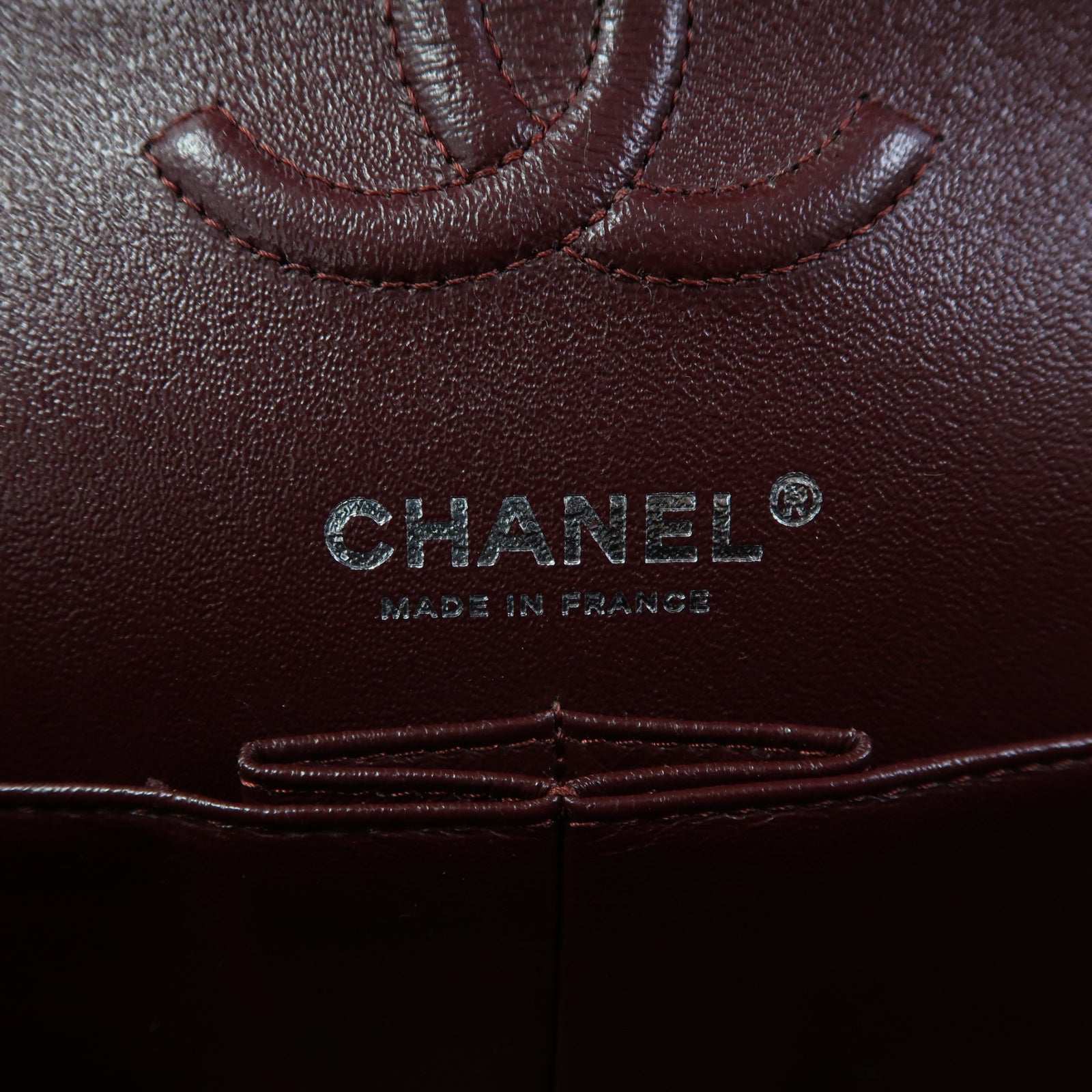 CHANEL 菱格牛皮皮革Classic 23銀扣鏈帶肩背袋黑色