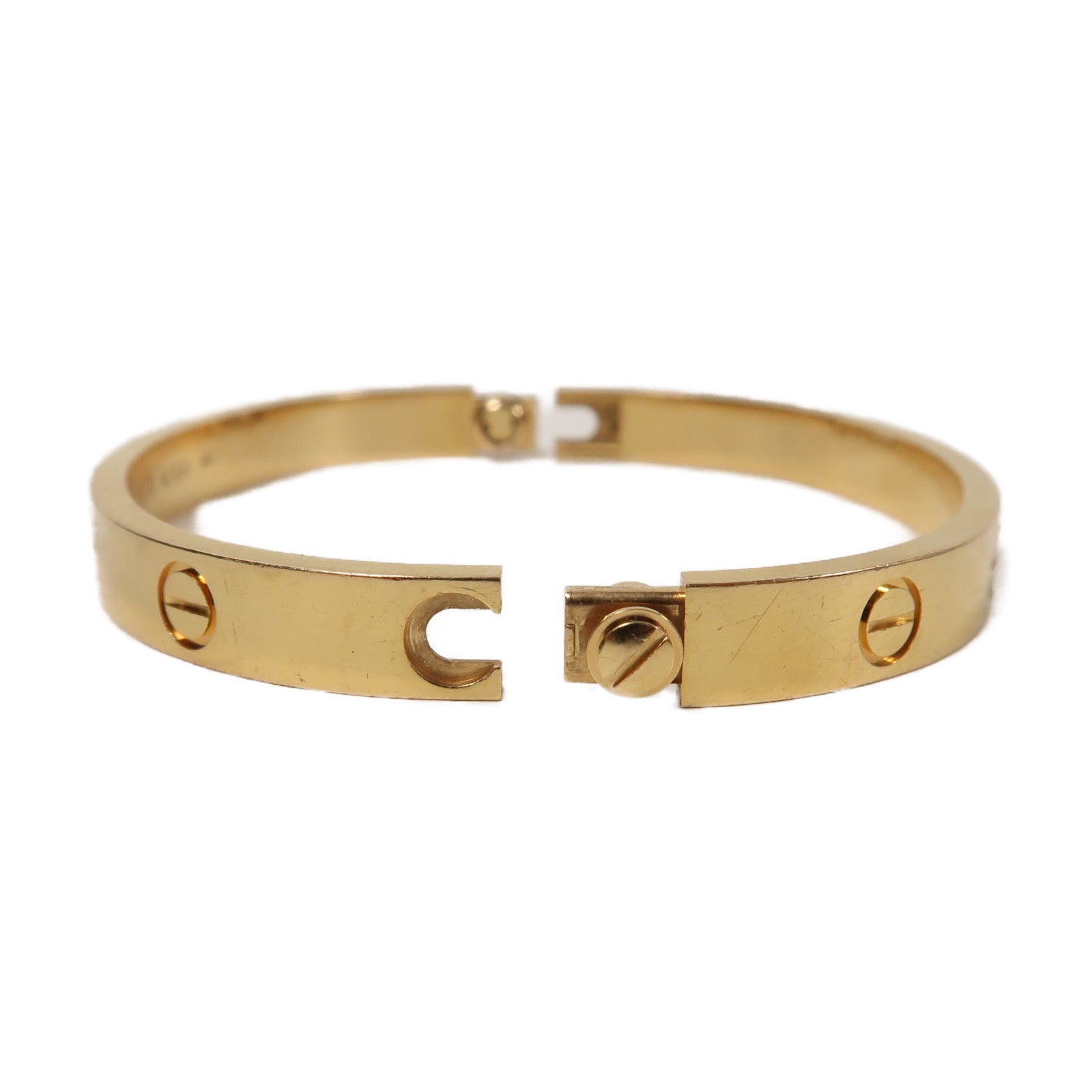 CARTIER 18K黃金Love Bracelet手鐲