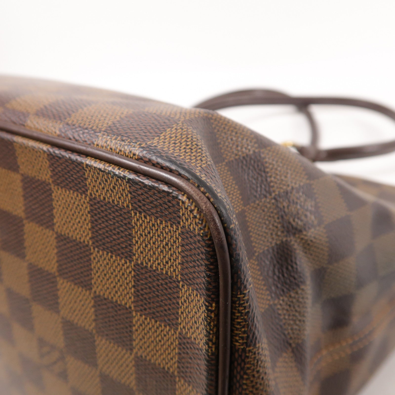 LOUIS VUITTON LV GHW Saleya MM Shoulder Tote Bag N51182 Damier Brown