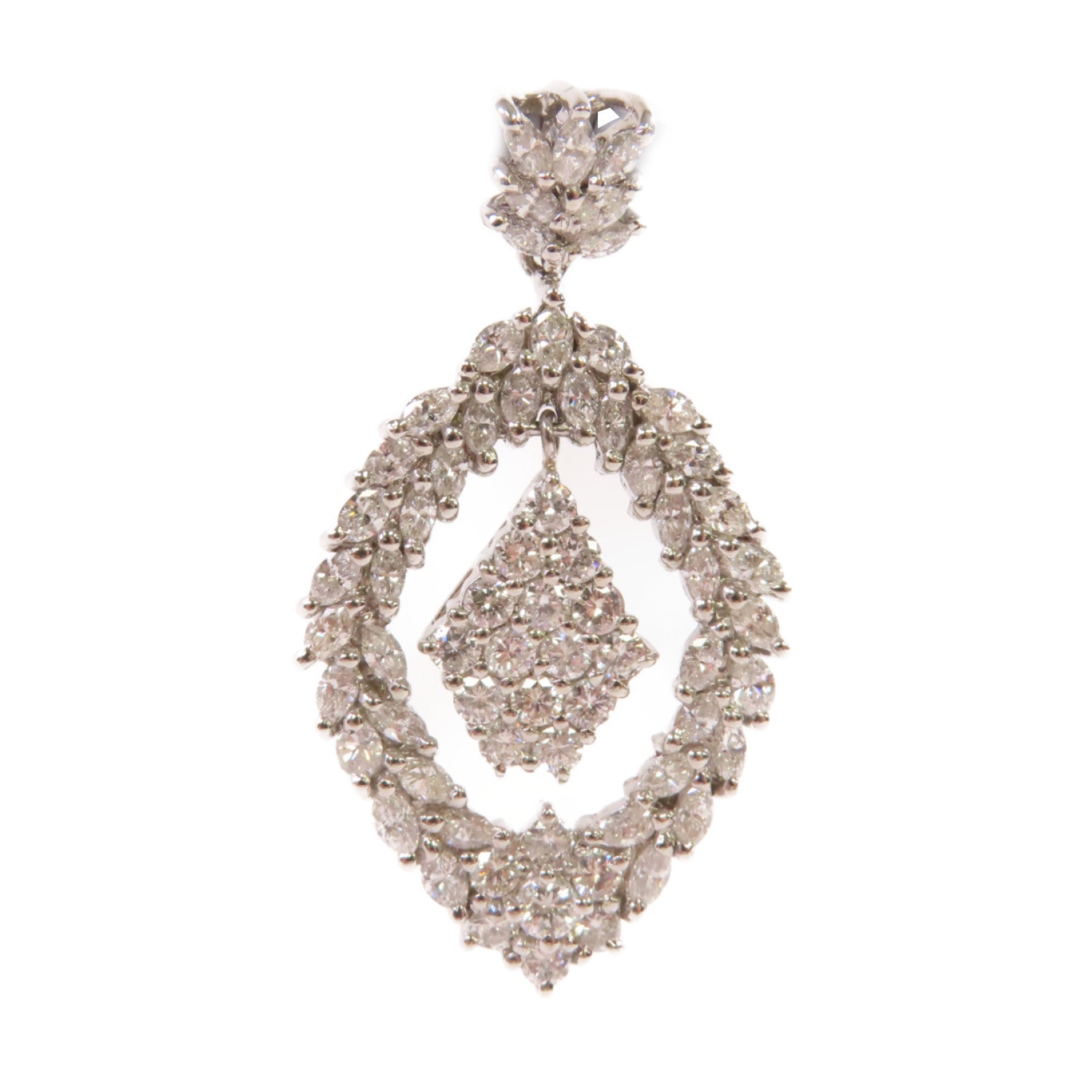 JEWELRY PT900鉑金/3.00ct鑚石Diamond Pendant Top吊墜