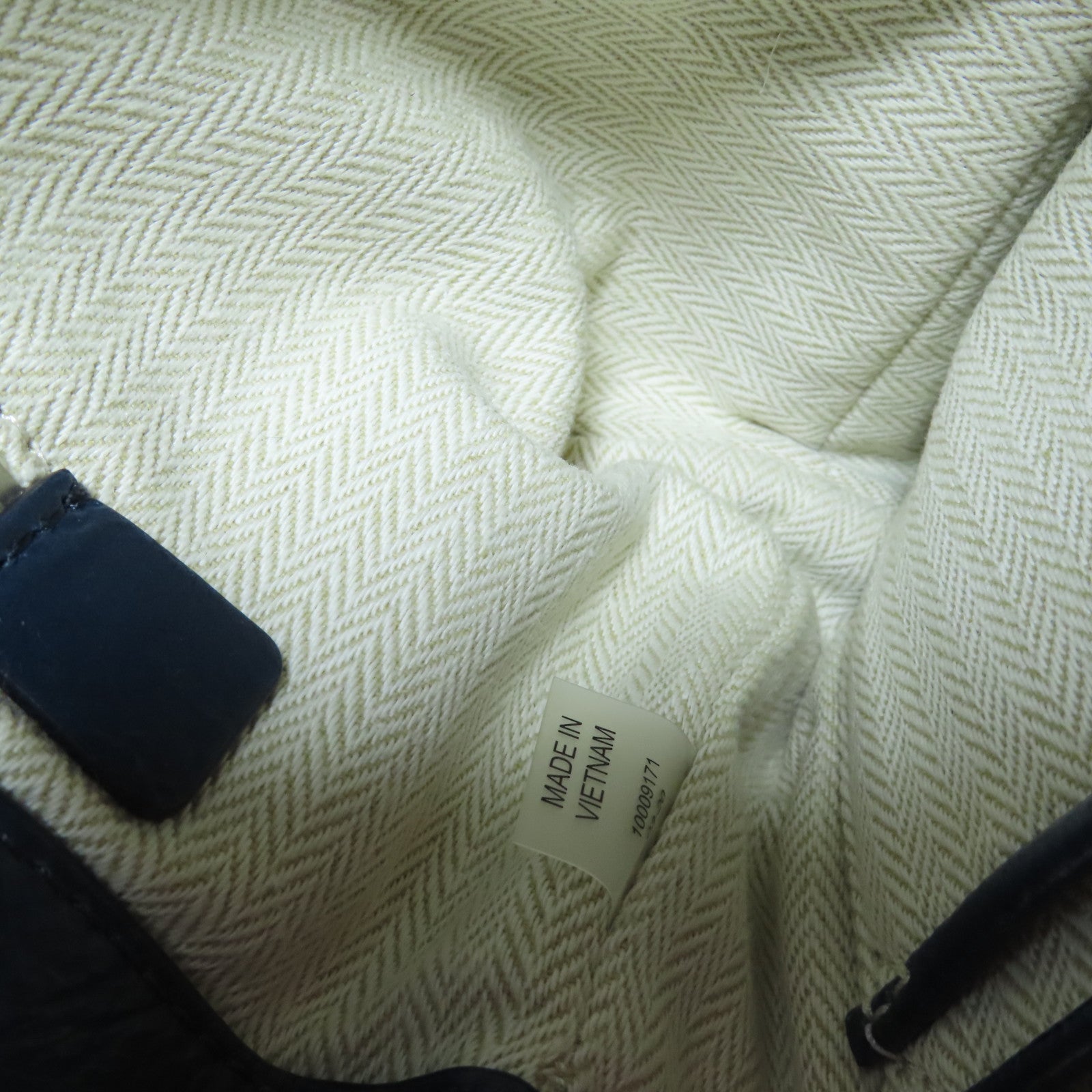 TORY BURCH SHW Kira Chevron Shoulder Bag Calfskin Leather Blue