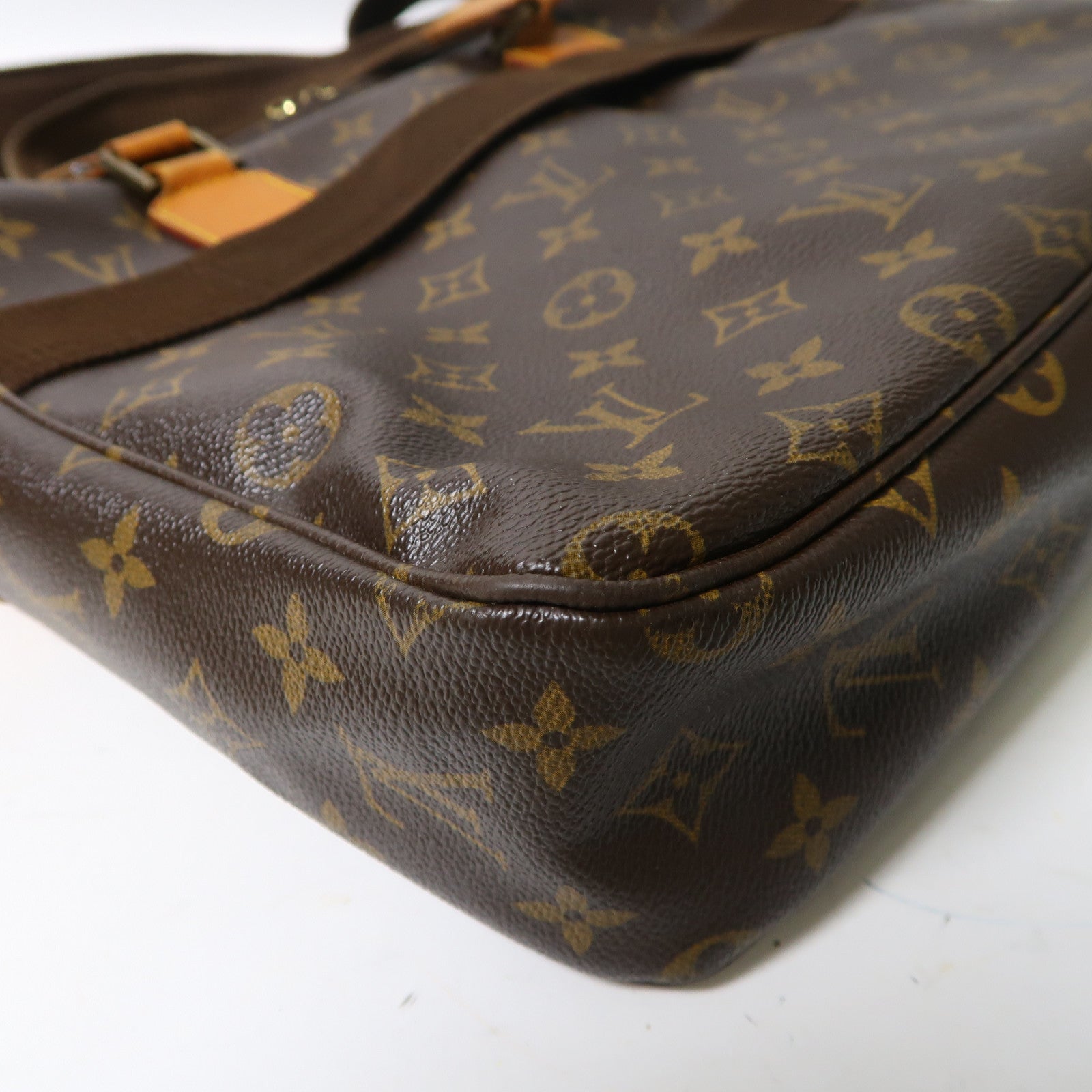LOUIS VUITTON Monogram Sac Bosphore金扣手挽肩背兩用袋啡色