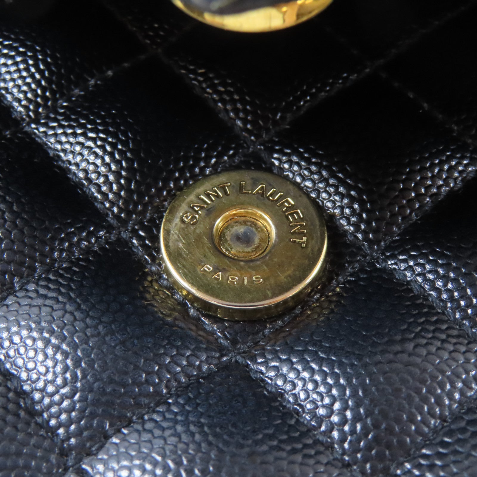 SAINT LAURENT 牛皮皮革Envelope Sling Bag金扣鏈帶肩背袋黑色