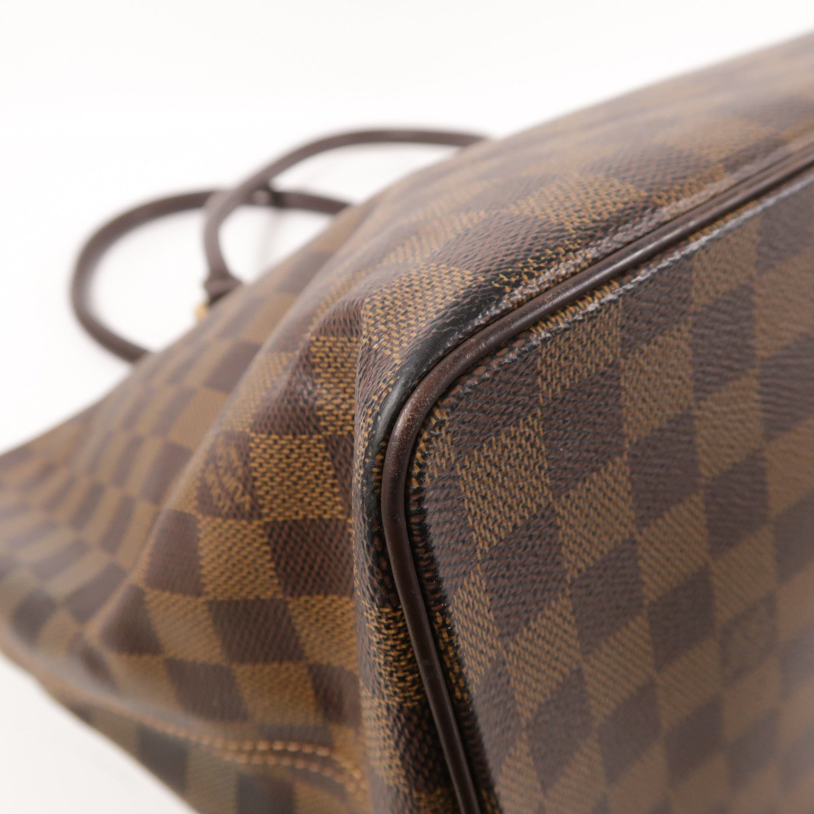 LOUIS VUITTON LV GHW Saleya MM Shoulder Tote Bag N51182 Damier Brown