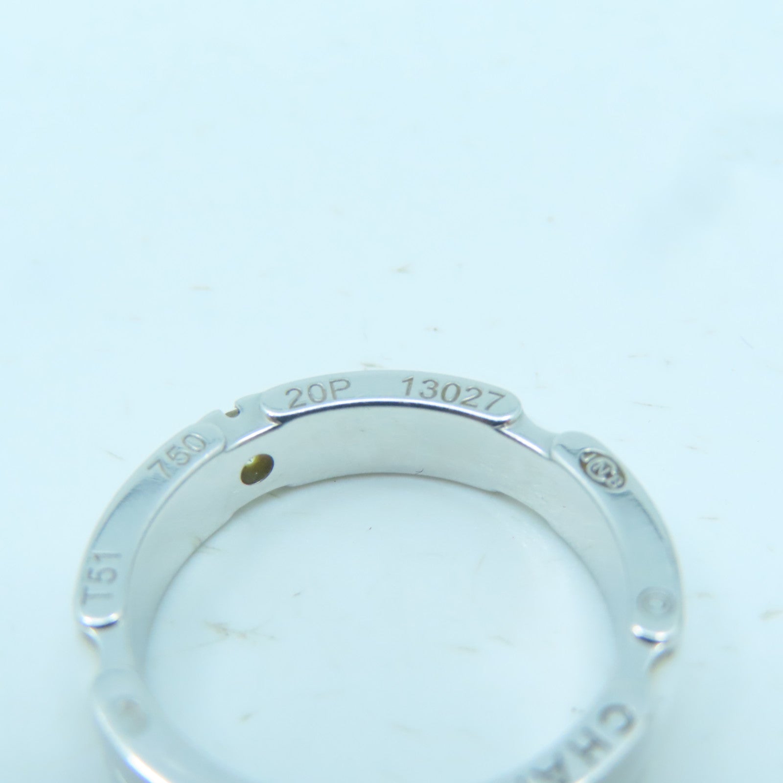 CHANEL 18K white gold Ultra Ring ring silver