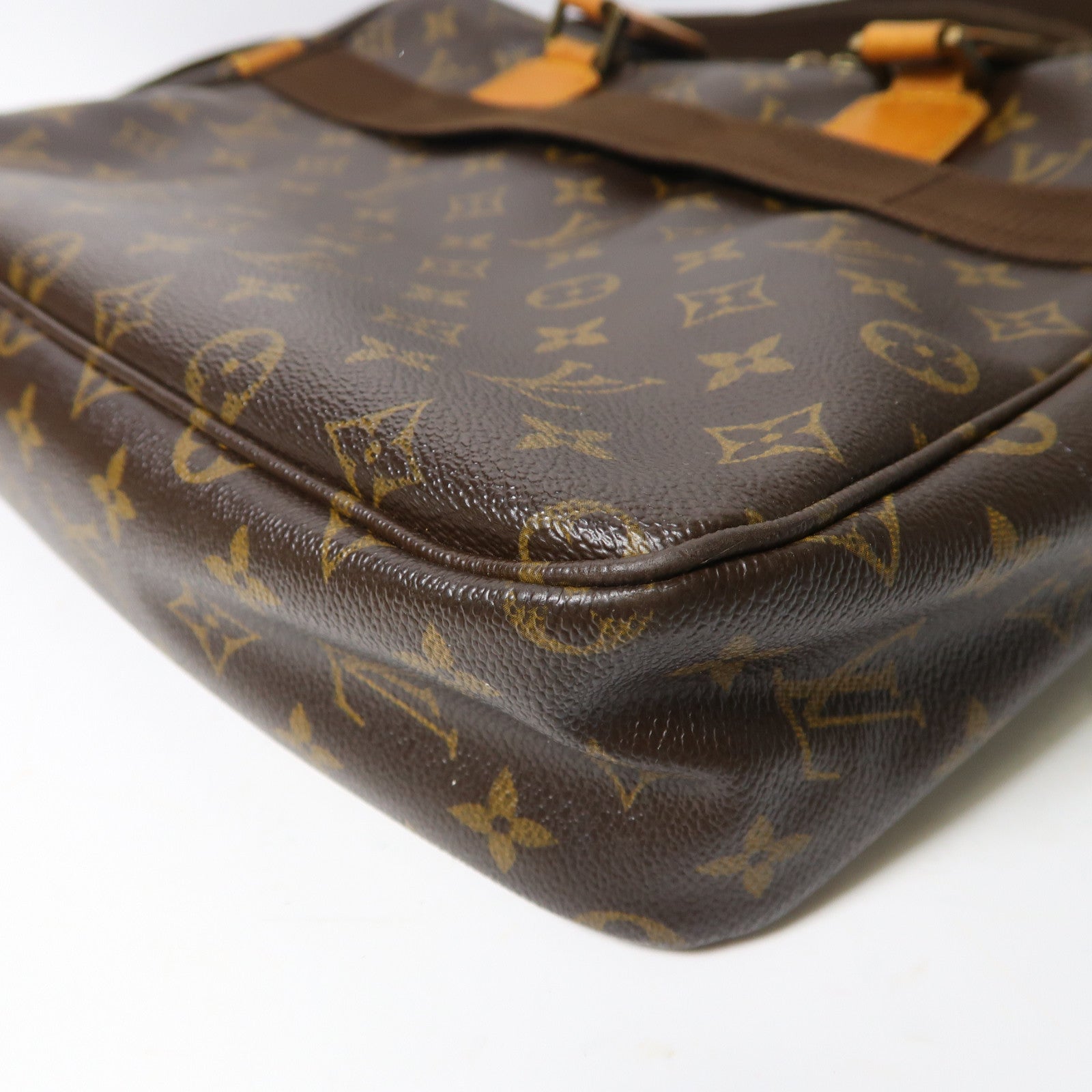 LOUIS VUITTON Monogram Sac Bosphore金扣手挽肩背兩用袋啡色