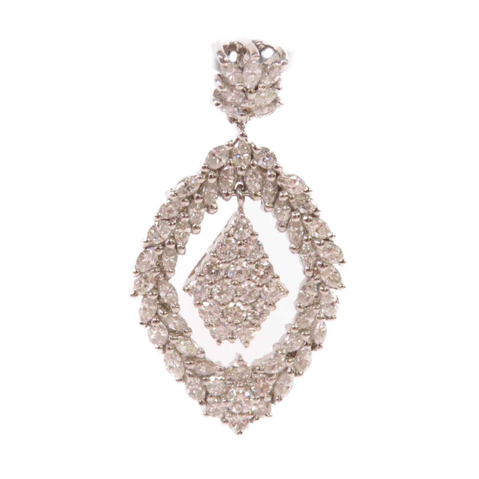 JEWELRY PT900鉑金/3.00ct鑚石Diamond Pendant Top吊墜
