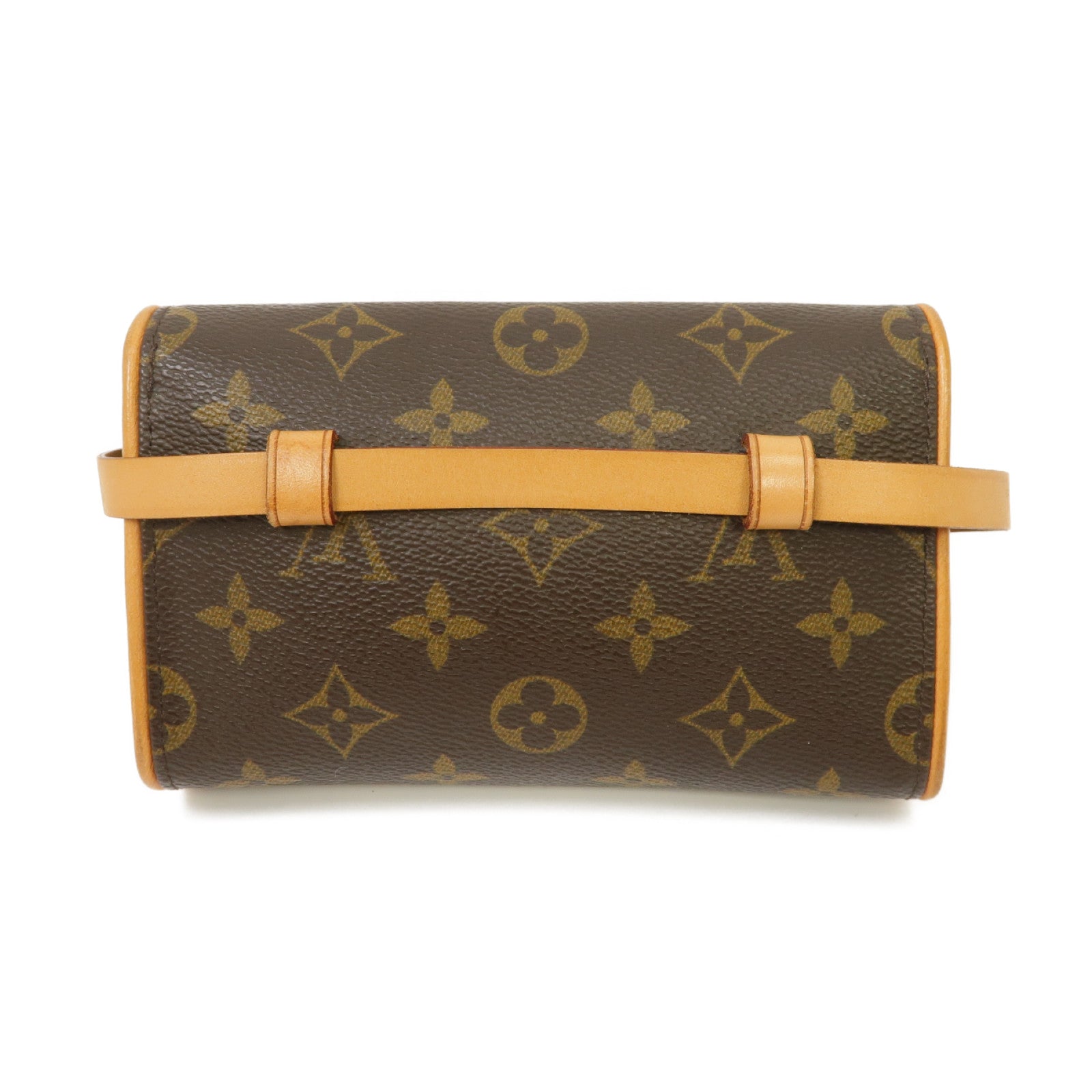 LOUIS VUITTON Monogram Pochette Florentine金扣腰包啡色