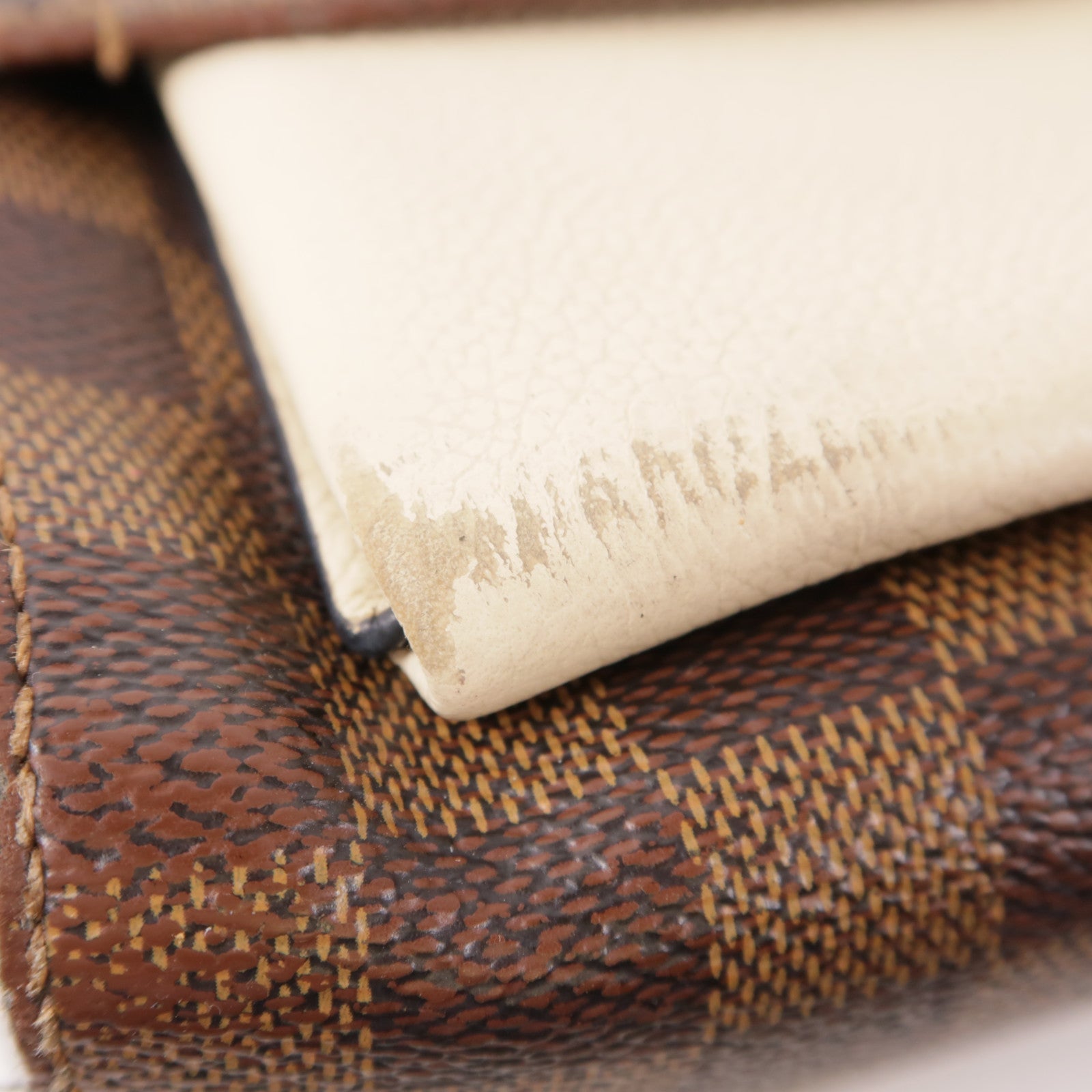 LOUIS VUITTON LV GHW Vavin PM Shoulder Bag N40113 Damier Brown/Beige