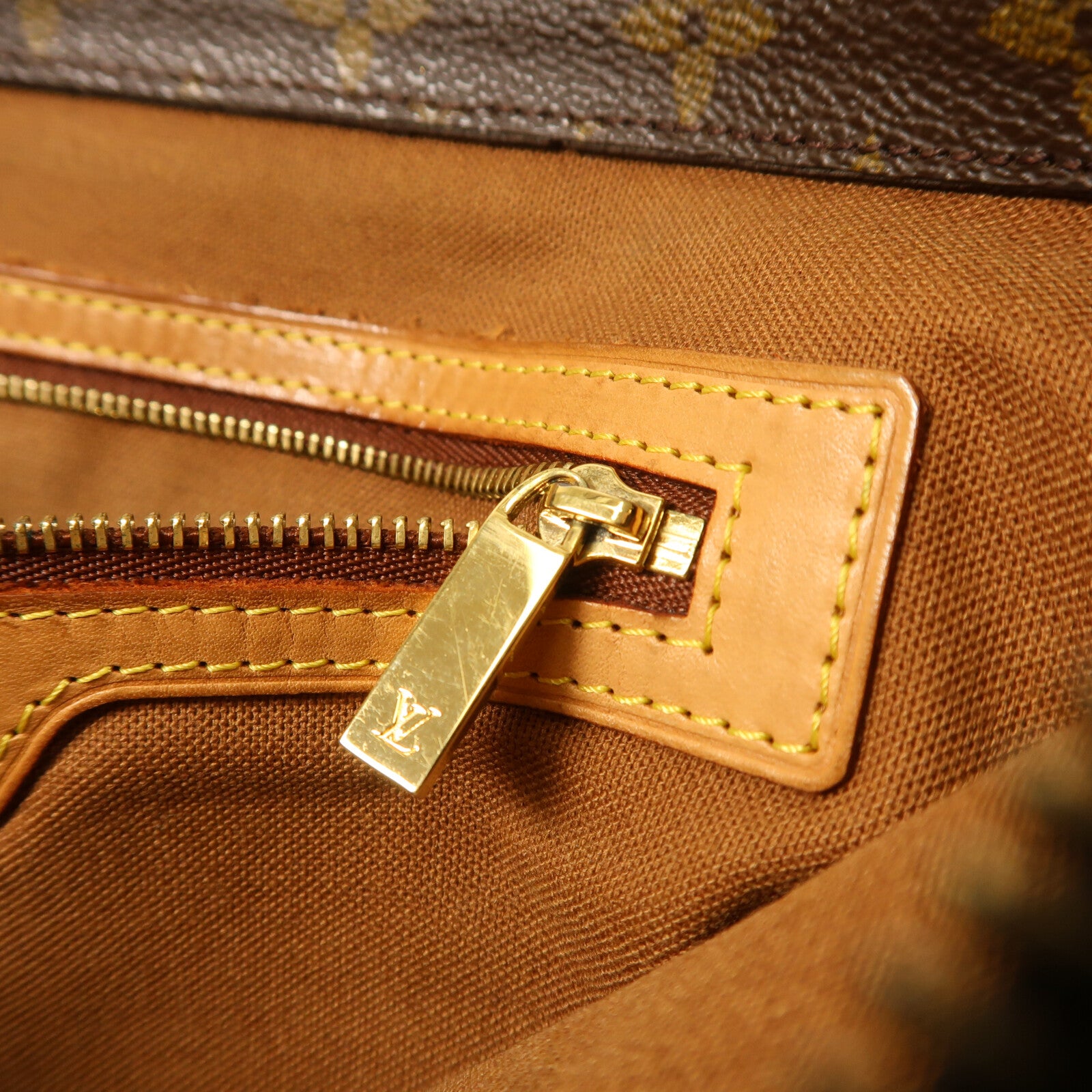 LOUIS VUITTON Monogram Cabas Piano金扣肩背袋