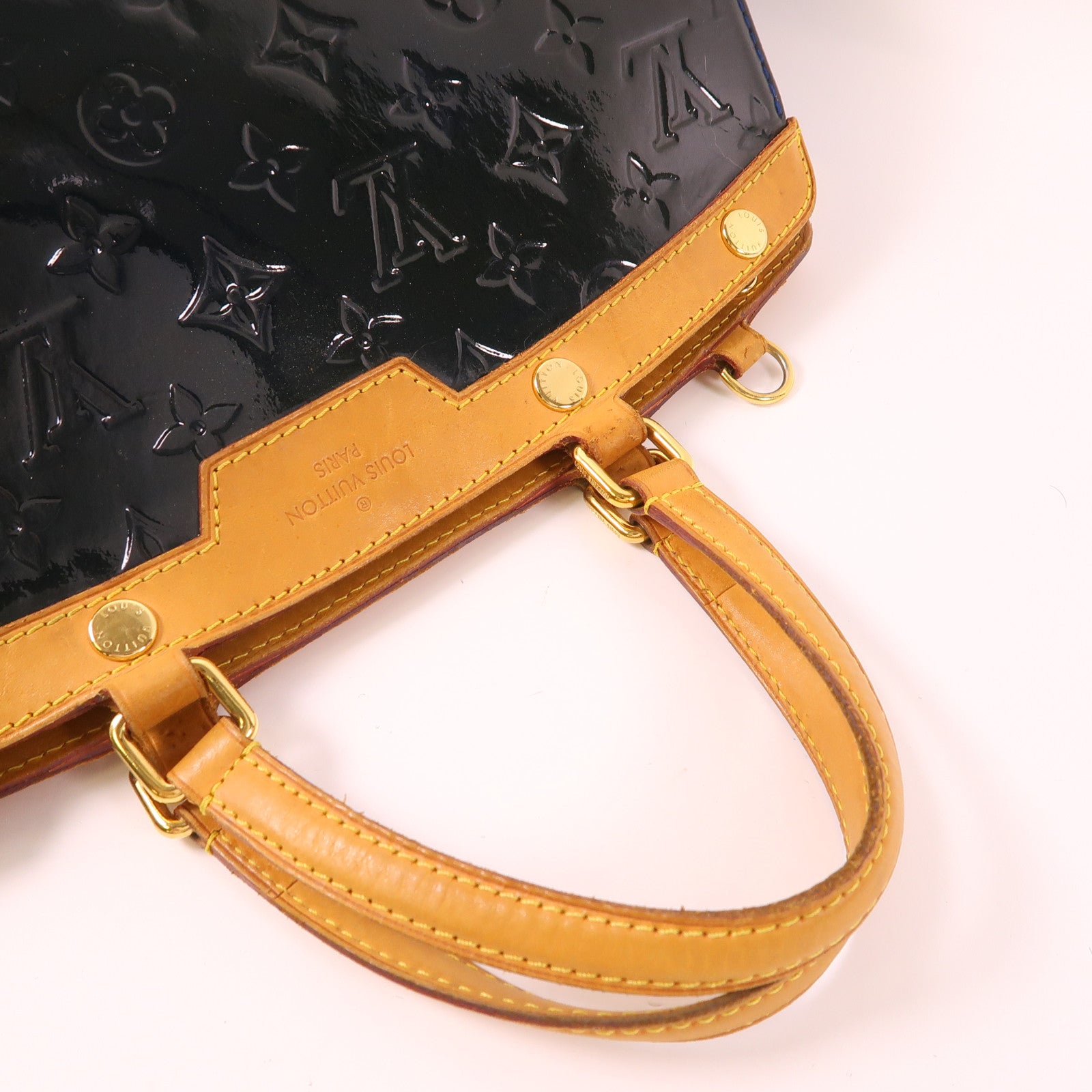 LOUIS VUITTON Vernis Blair MM金扣手挽肩背兩用袋
