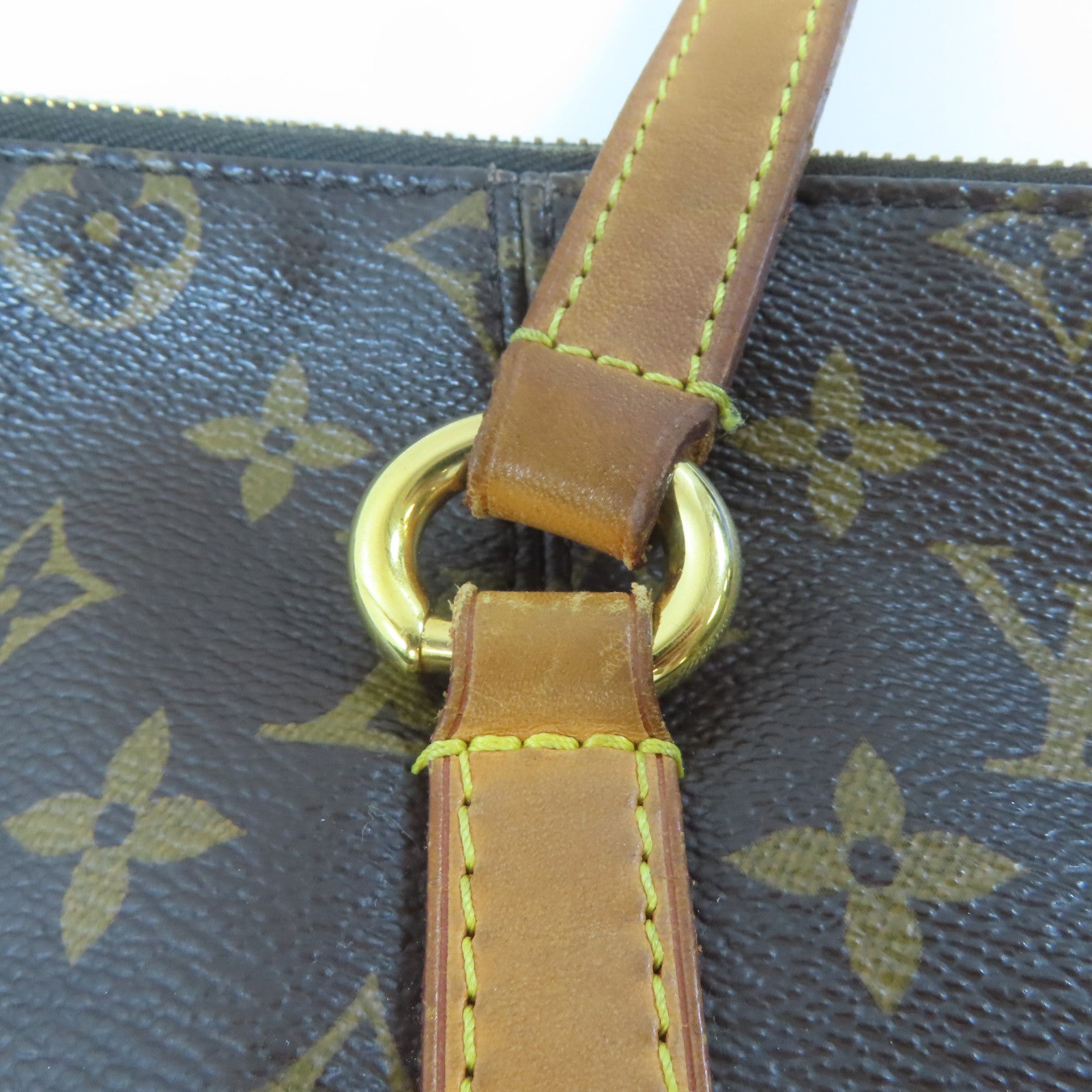LOUIS VUITTON 【激減優惠】Monogram Totally MM金扣肩背袋啡色