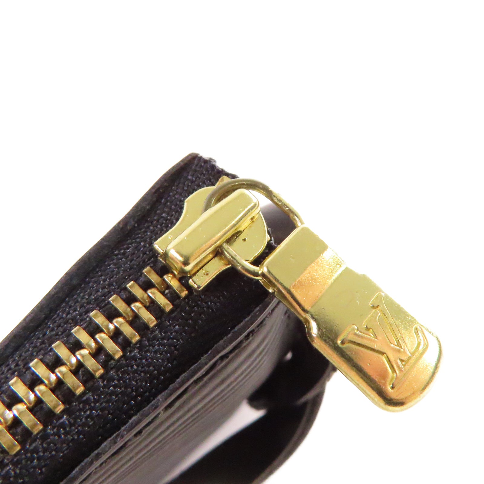 LOUIS VUITTON 【激減優惠】Epi Pochette Accessoires Pouch Handbag金扣手挽袋黑色
