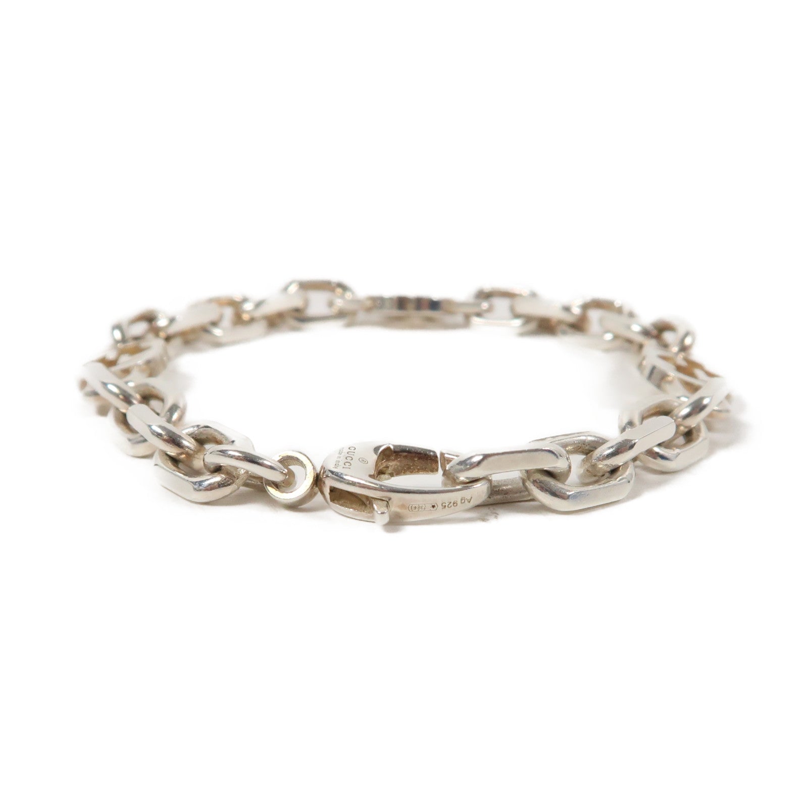 GUCCI 925純銀Bracelet手鏈銀色