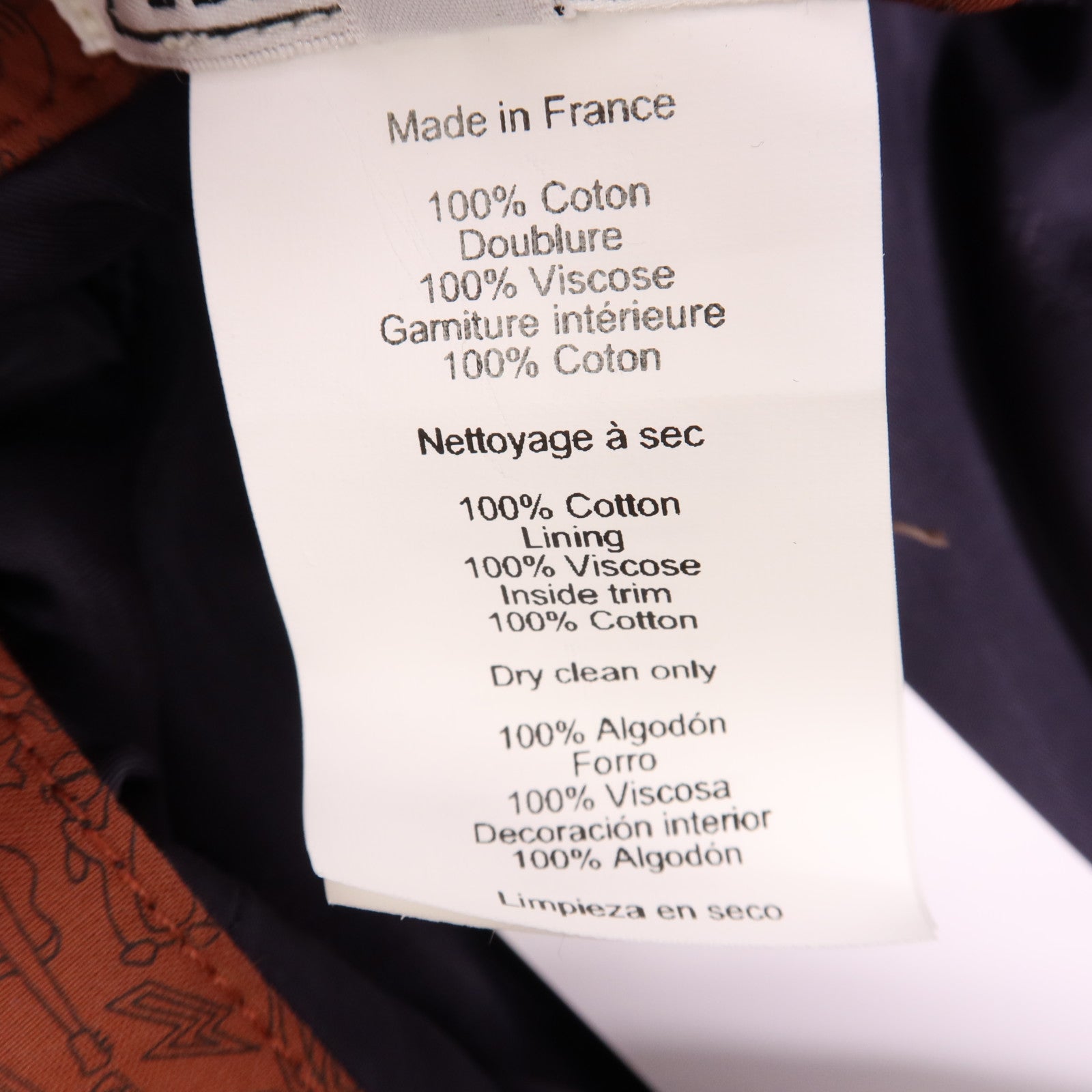 HERMES 牛仔布Homme Fred Hat帽子