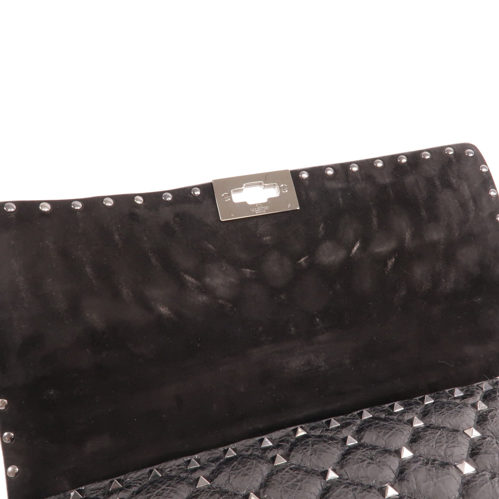 Valentino 皮革Rockstud Spike Chain Shoulder手挽肩背兩用袋