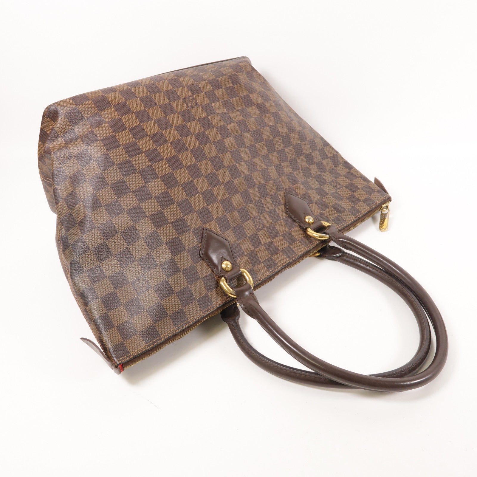 LOUIS VUITTON LV GHW Saleya MM Shoulder Tote Bag N51182 Damier Brown