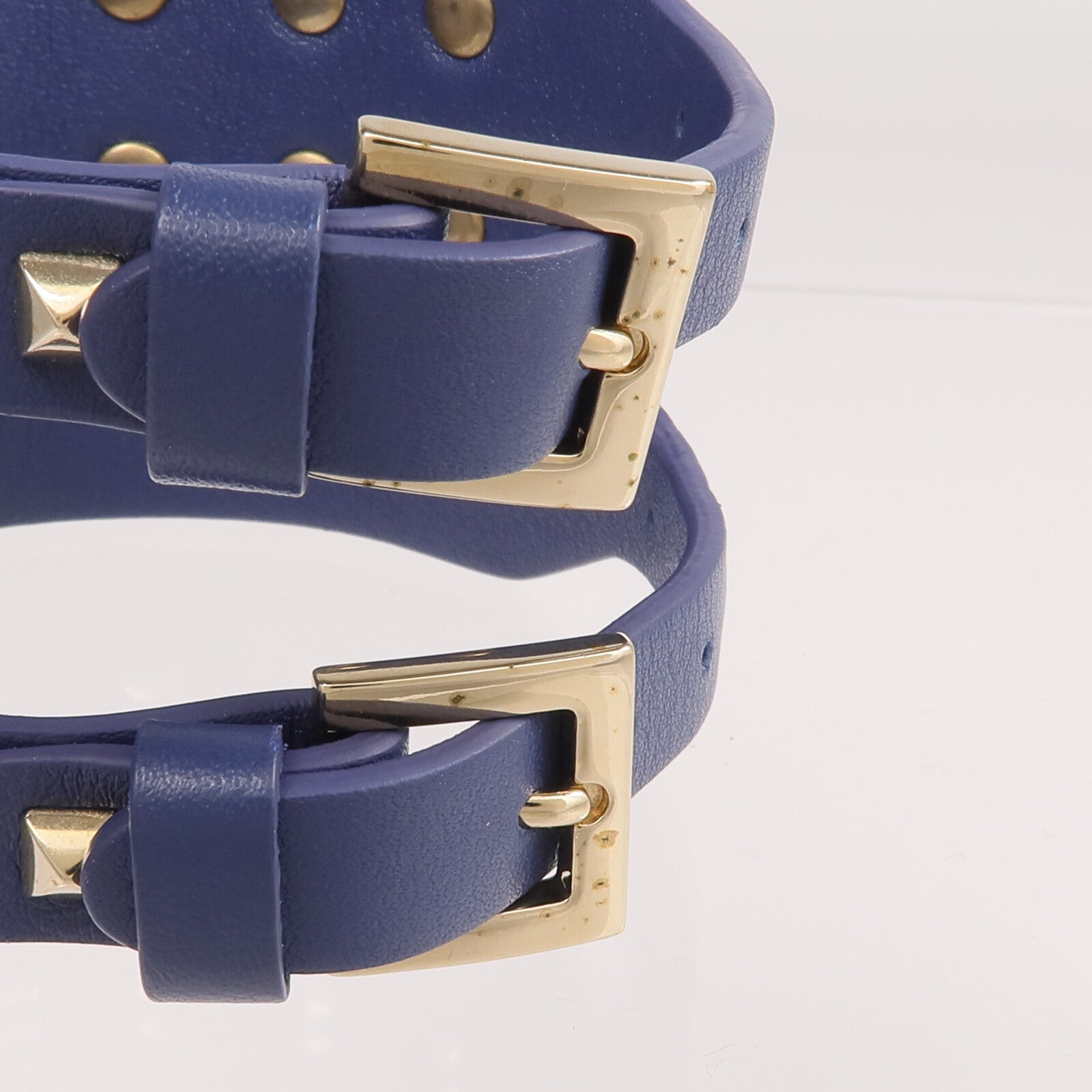 Valentino 牛皮皮革Bracelet金扣手帶