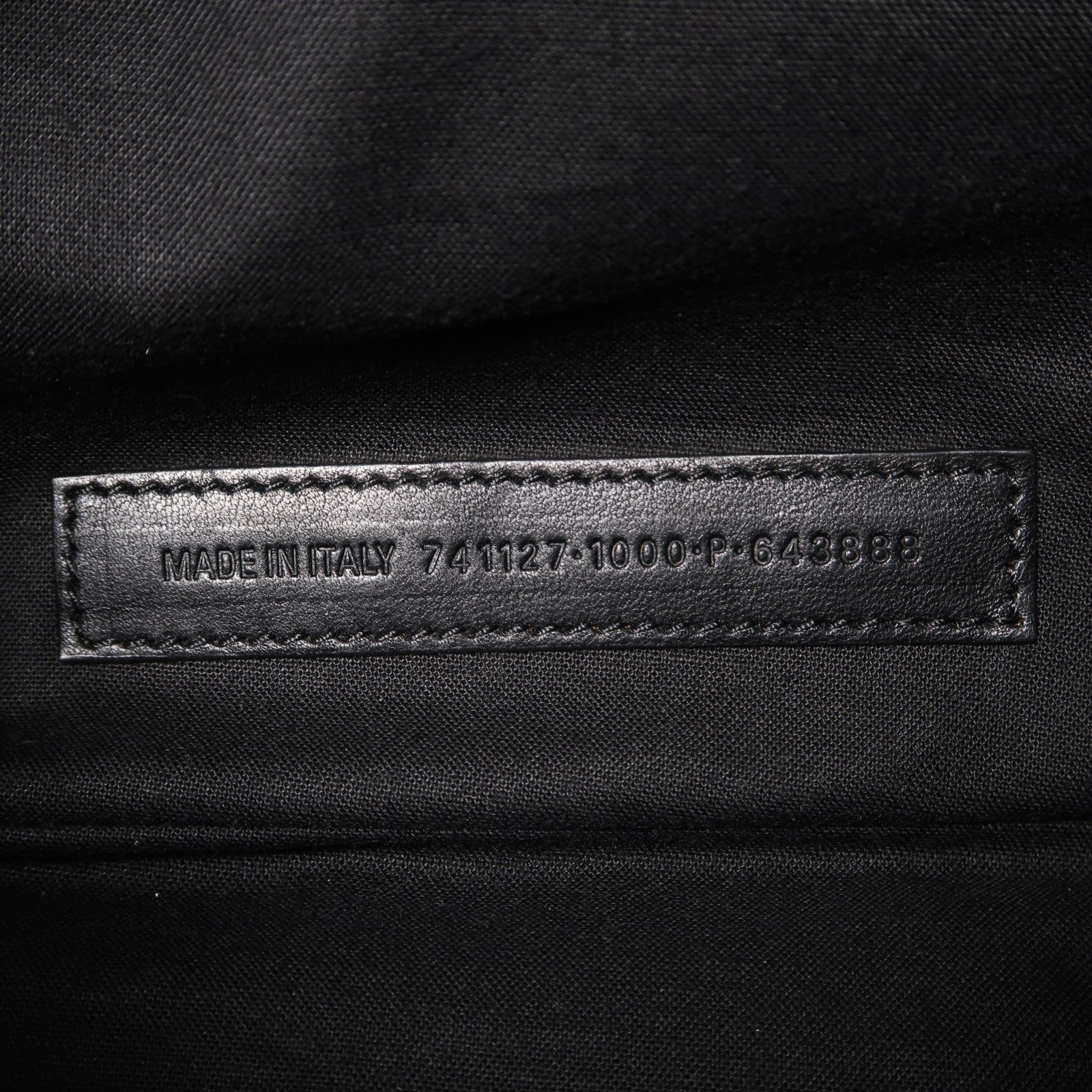 BALENCIAGA 【激減優惠】羊皮皮革Shoulder Bag銀扣肩背袋黑色