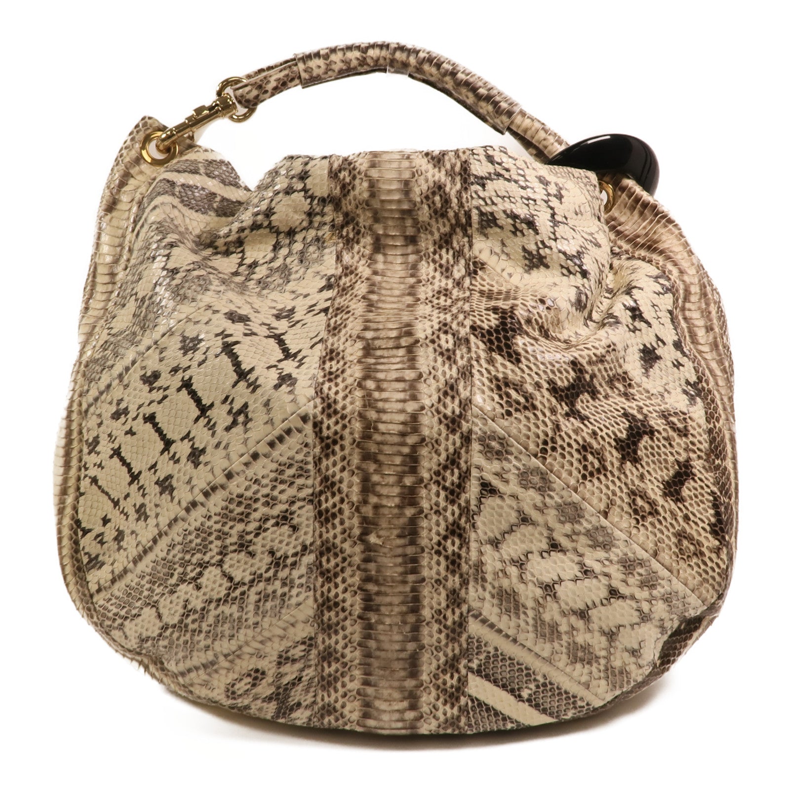 JIMMY CHOO 蛇皮皮革Hand Bag金扣手挽袋