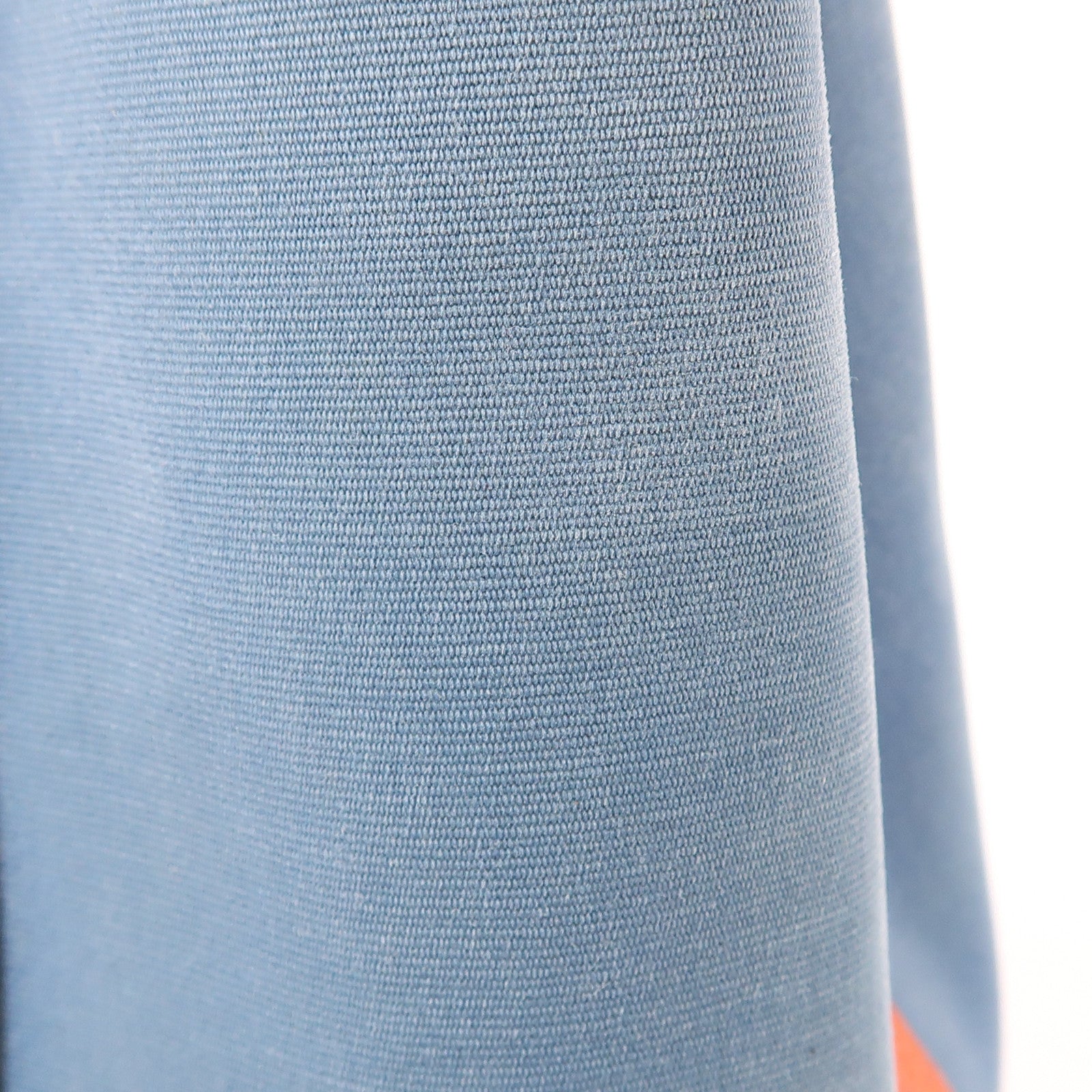 HERMES 帆布Garden Party TPM銀扣手挽袋Bleu Outremer/Capucine