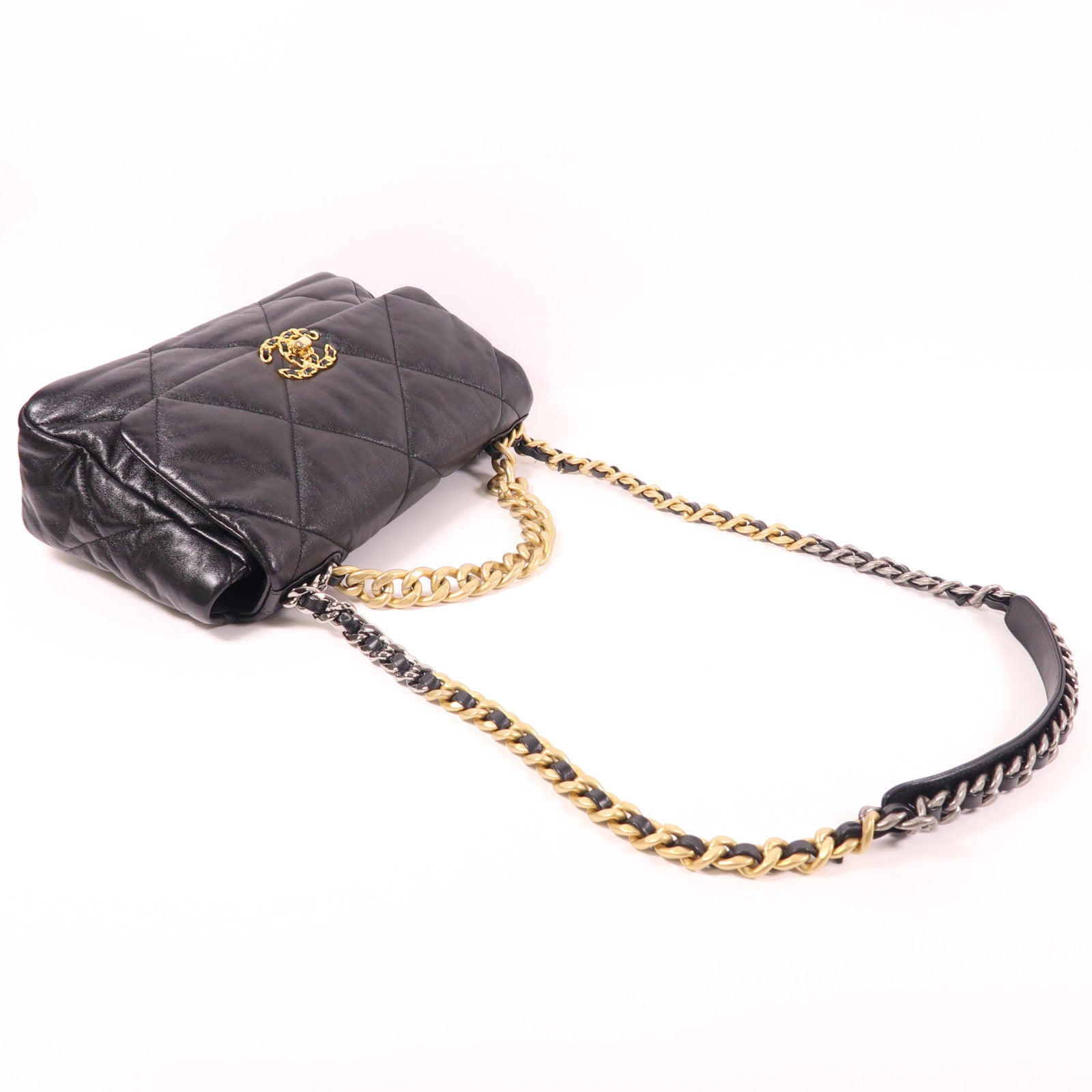 CHANEL 【激減優惠】牛皮皮革Chanel 19手挽肩背兩用袋