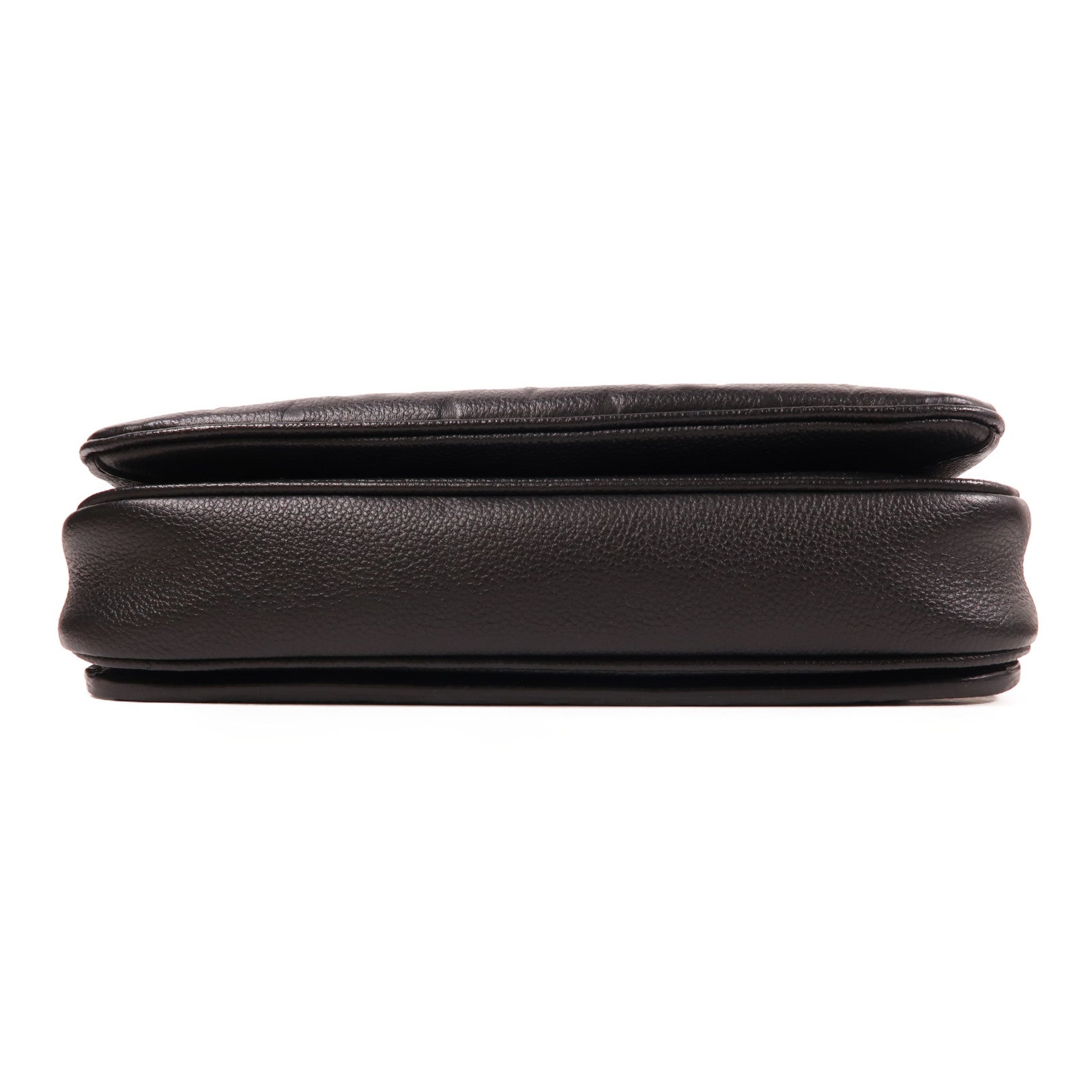 LOUIS VUITTON Monogram Empreinte Pochette Metis金扣手挽肩背两用袋黑色