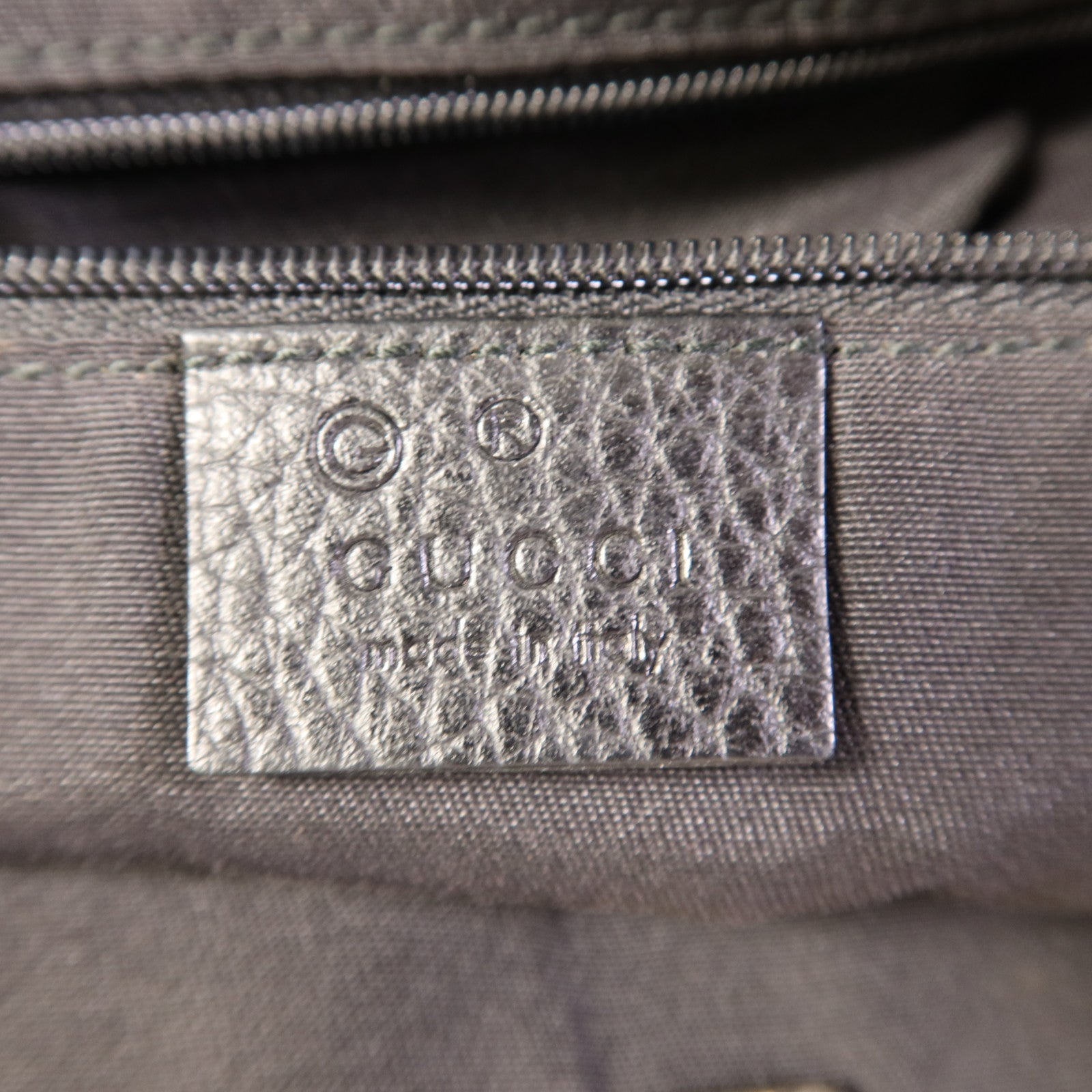 GUCCI 尼龍Shoulder Tote金扣肩背袋/手挽袋