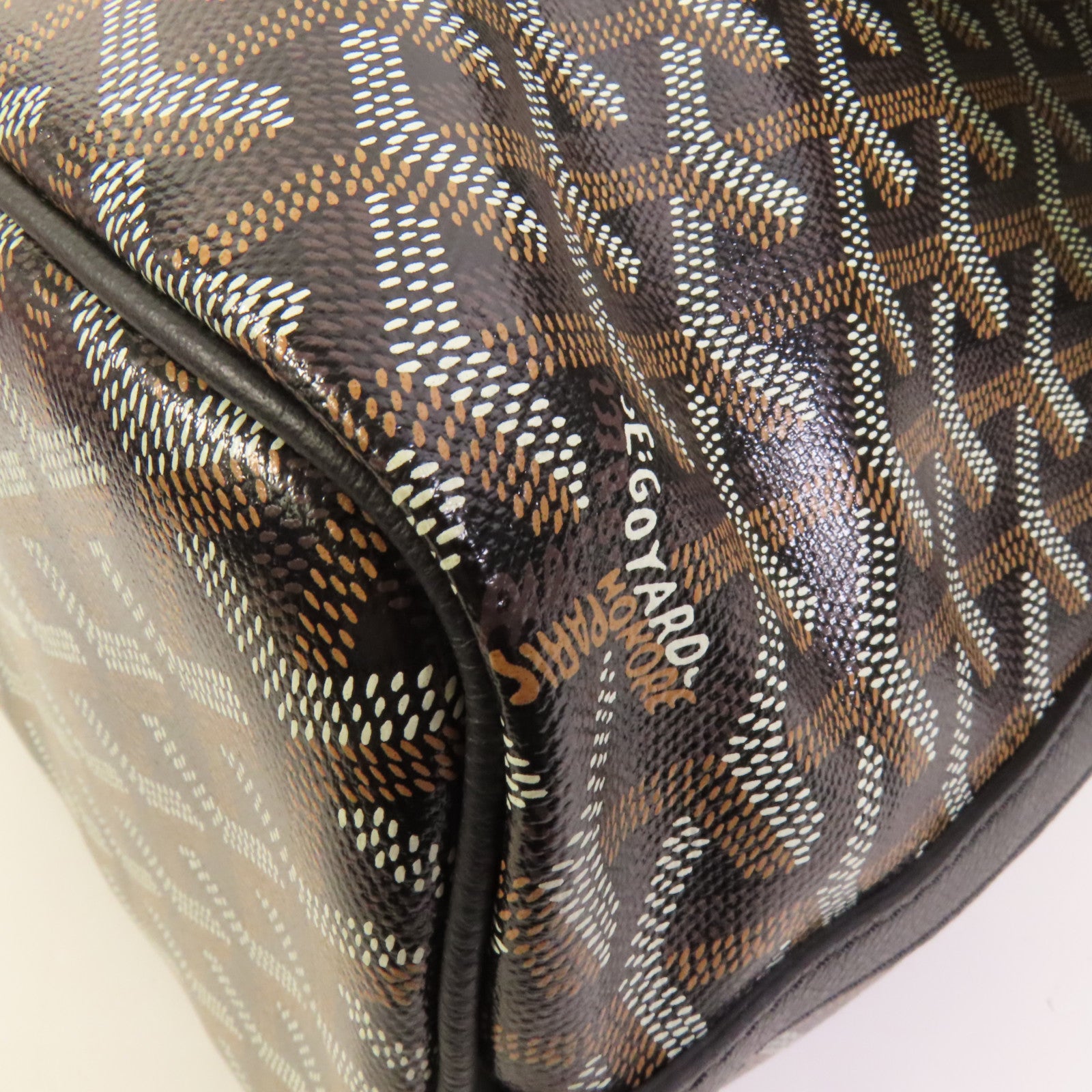 GOYARD 塗層帆布Capetien MM Messenger銀扣肩背袋