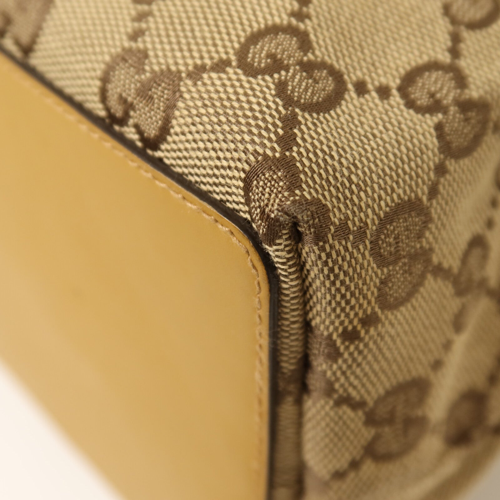 GUCCI 帆布Tote Bag金扣手挽袋