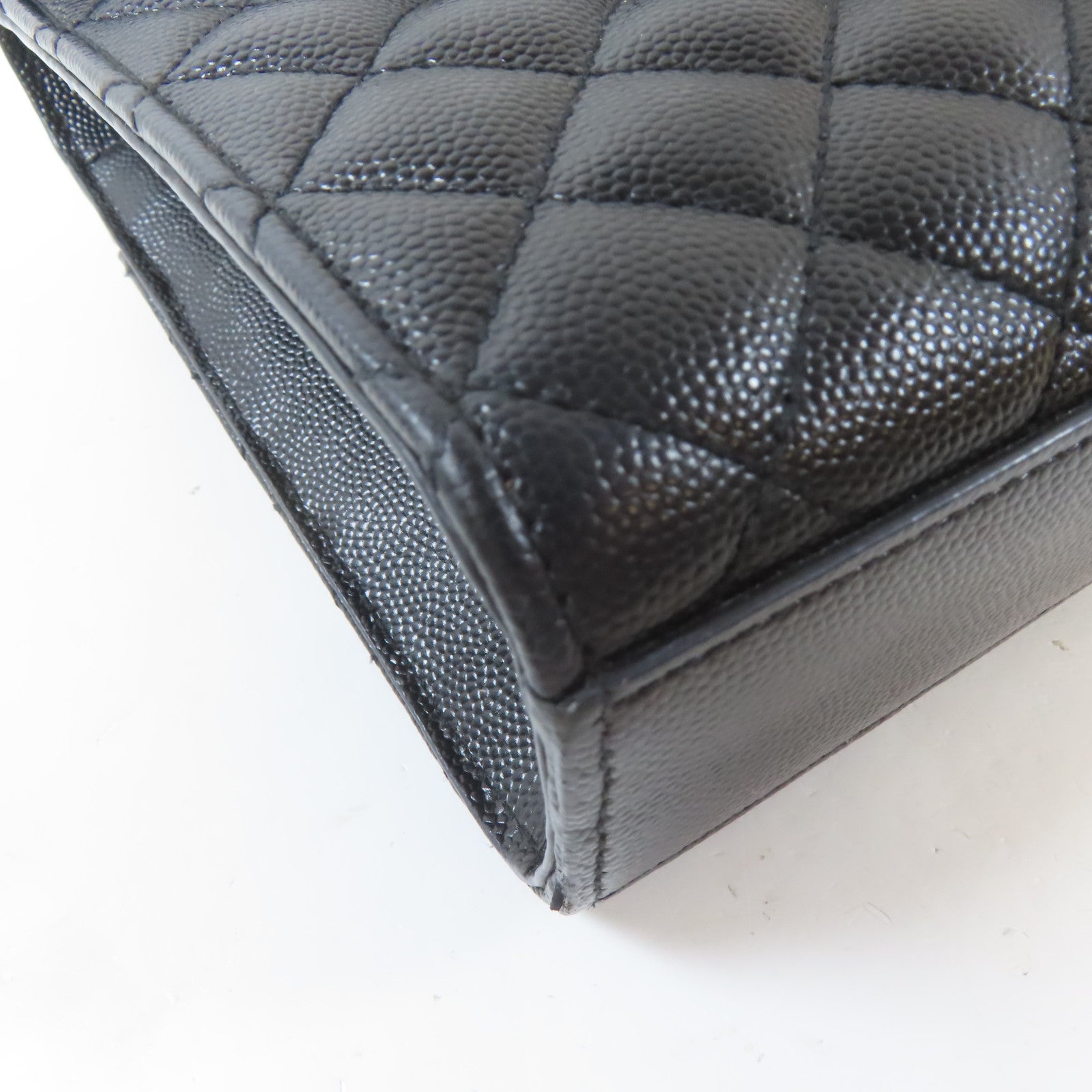 SAINT LAURENT 牛皮皮革Envelope Sling Bag金扣鏈帶肩背袋黑色