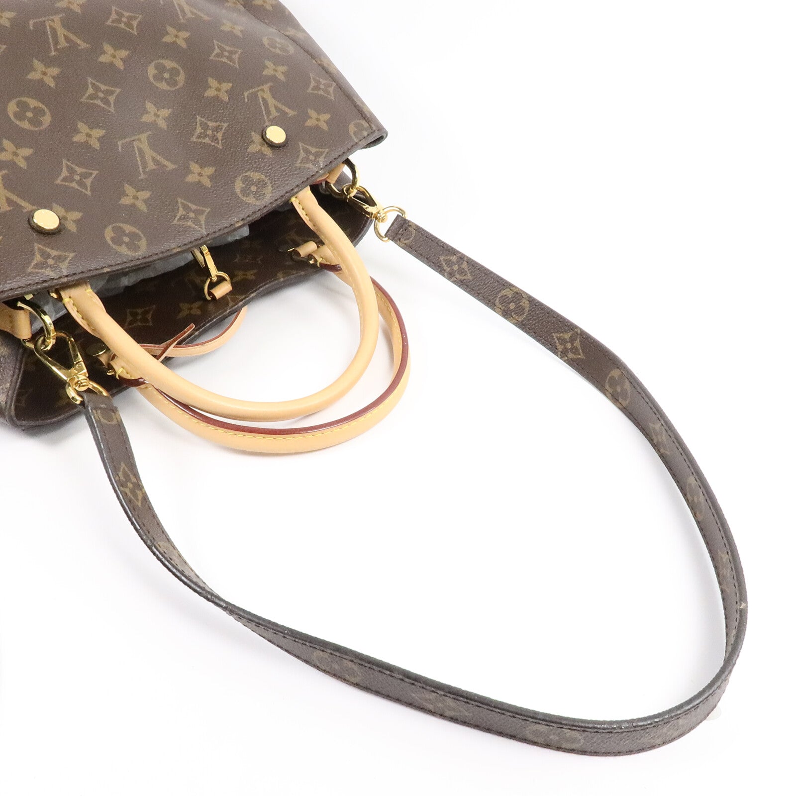 LOUIS VUITTON Monogram Montaigne MM手挽肩背兩用袋