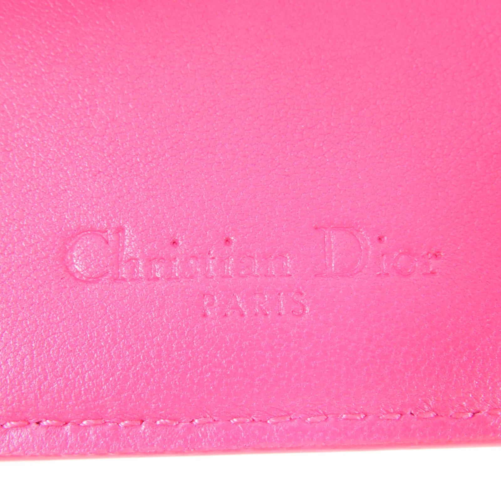 Dior 【激減優惠】皮革Lady Wallet金扣錢包