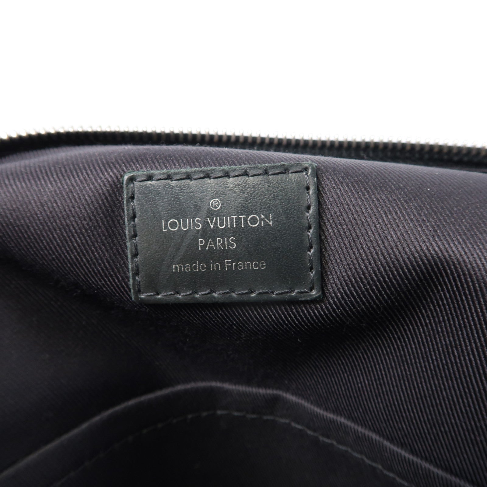 LOUIS VUITTON Damier Graphite Avenue Sling銀扣肩背袋黑色
