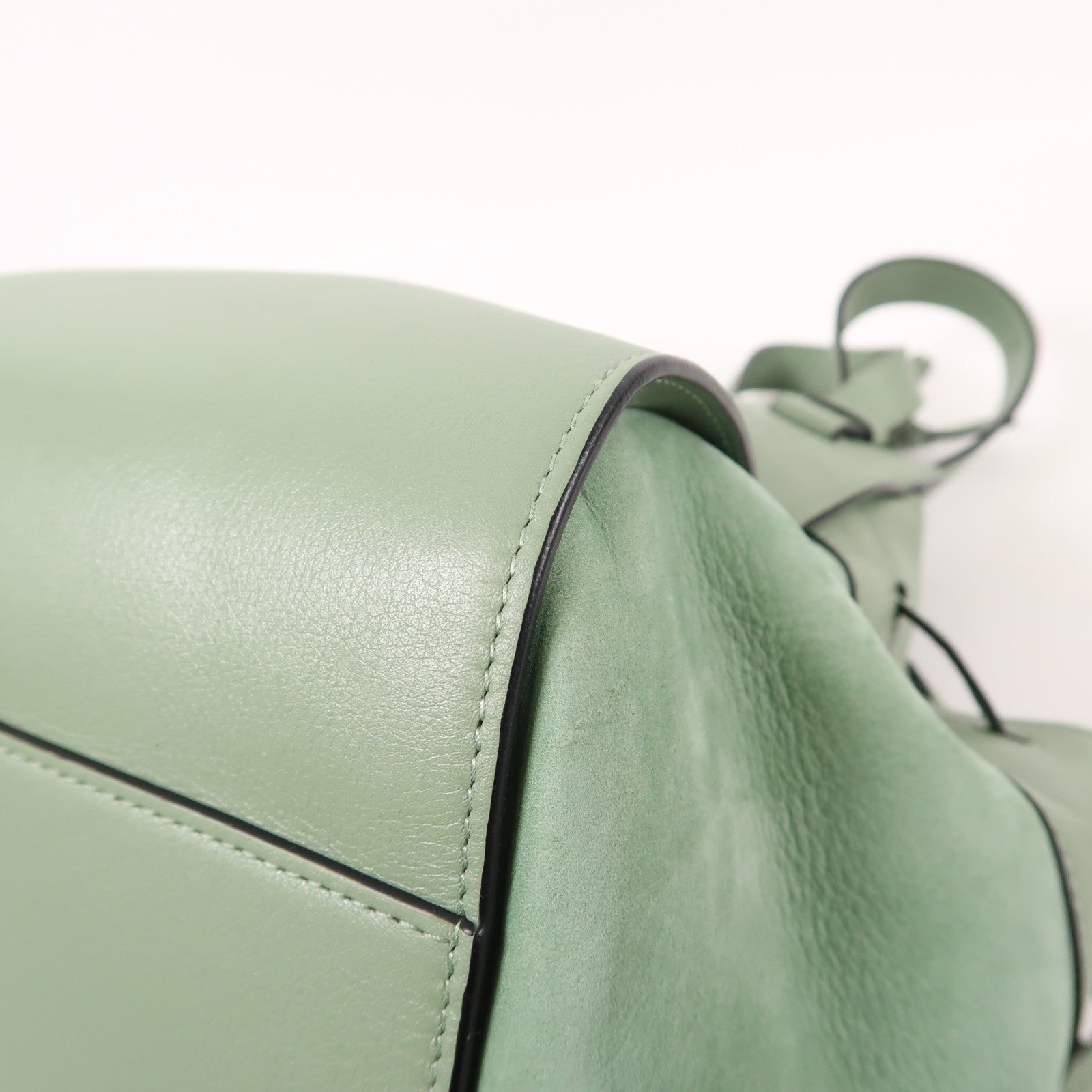 LOEWE 牛皮皮革Hammock銀扣手挽肩背兩用袋