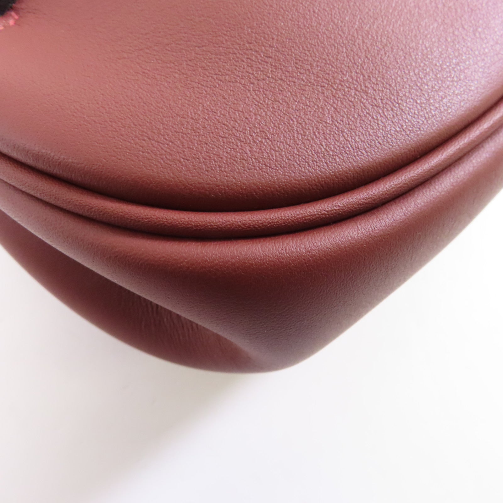 HERMES 【激減優惠】Swift皮革Kelly Moove金扣肩背袋Rouge/棕色